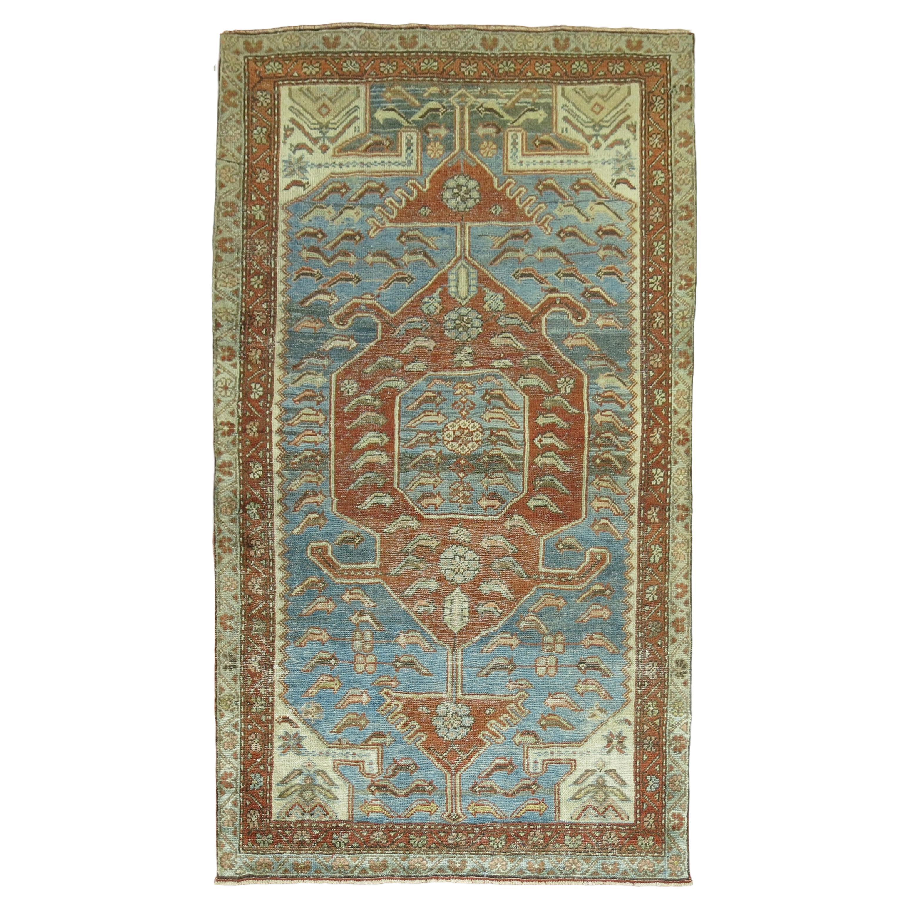Zabihi Collection Accent Persian Malayer Rug For Sale