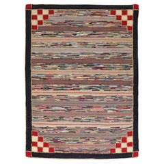 Vintage Zabihi Collection American Hooked Accent Size Rug