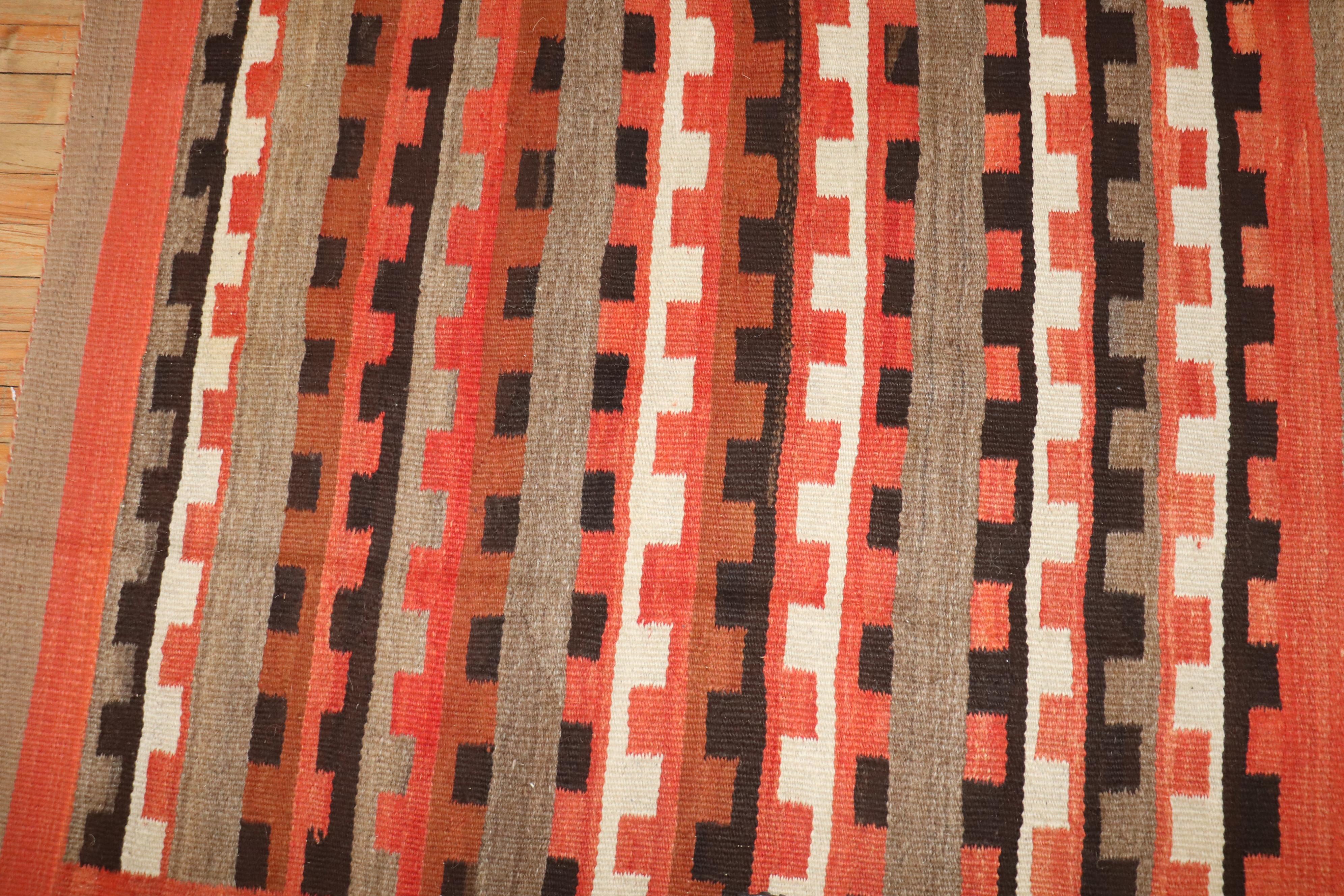 Zabihi Collection American Navajo Square Tribal Rug For Sale 1