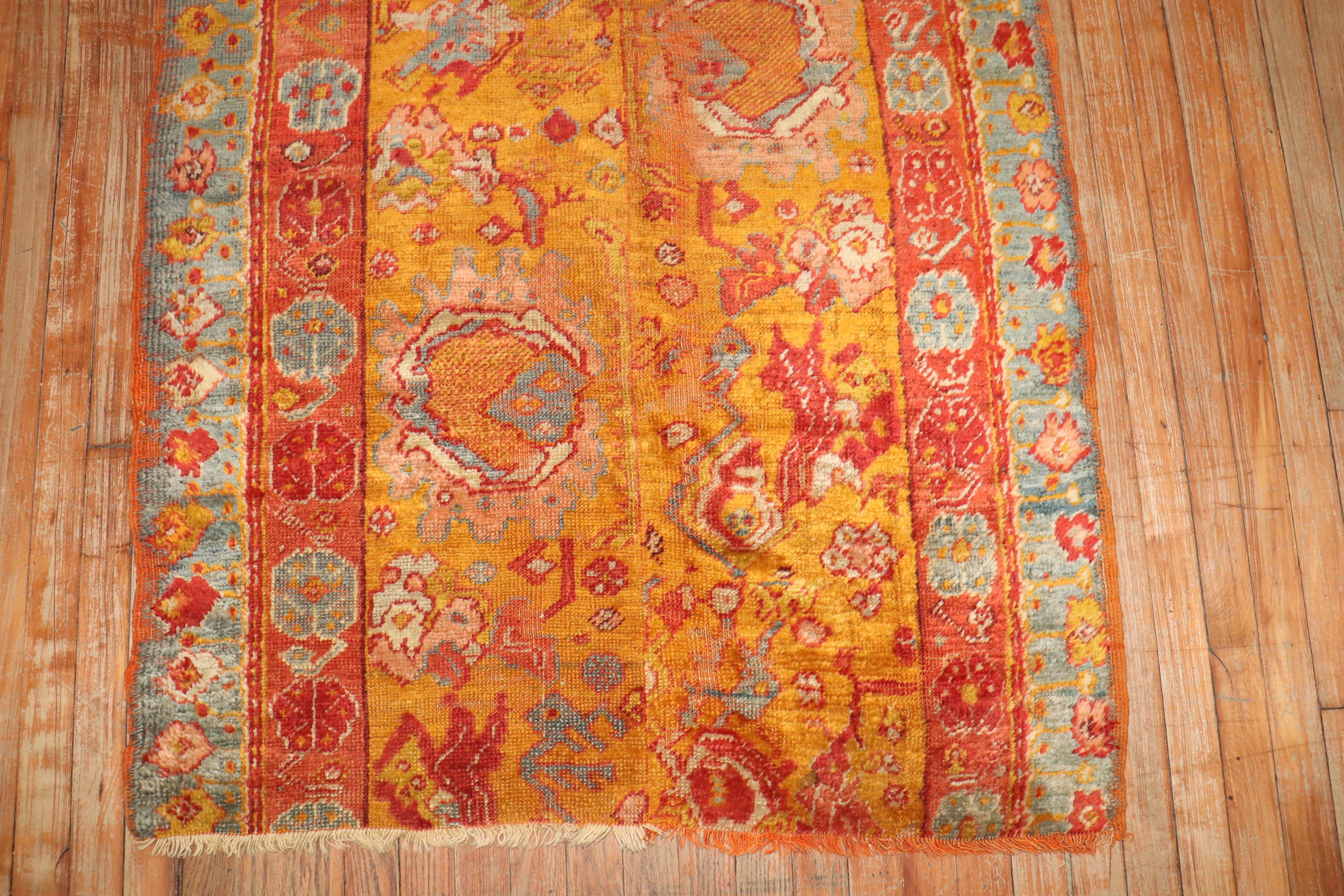 Angora Oushak Fragment-Teppich aus der Zabihi-Kollektion Angora (Türkisch)
