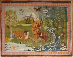 Zabihi Collection Animal Motif Turkish Dowry Kilim