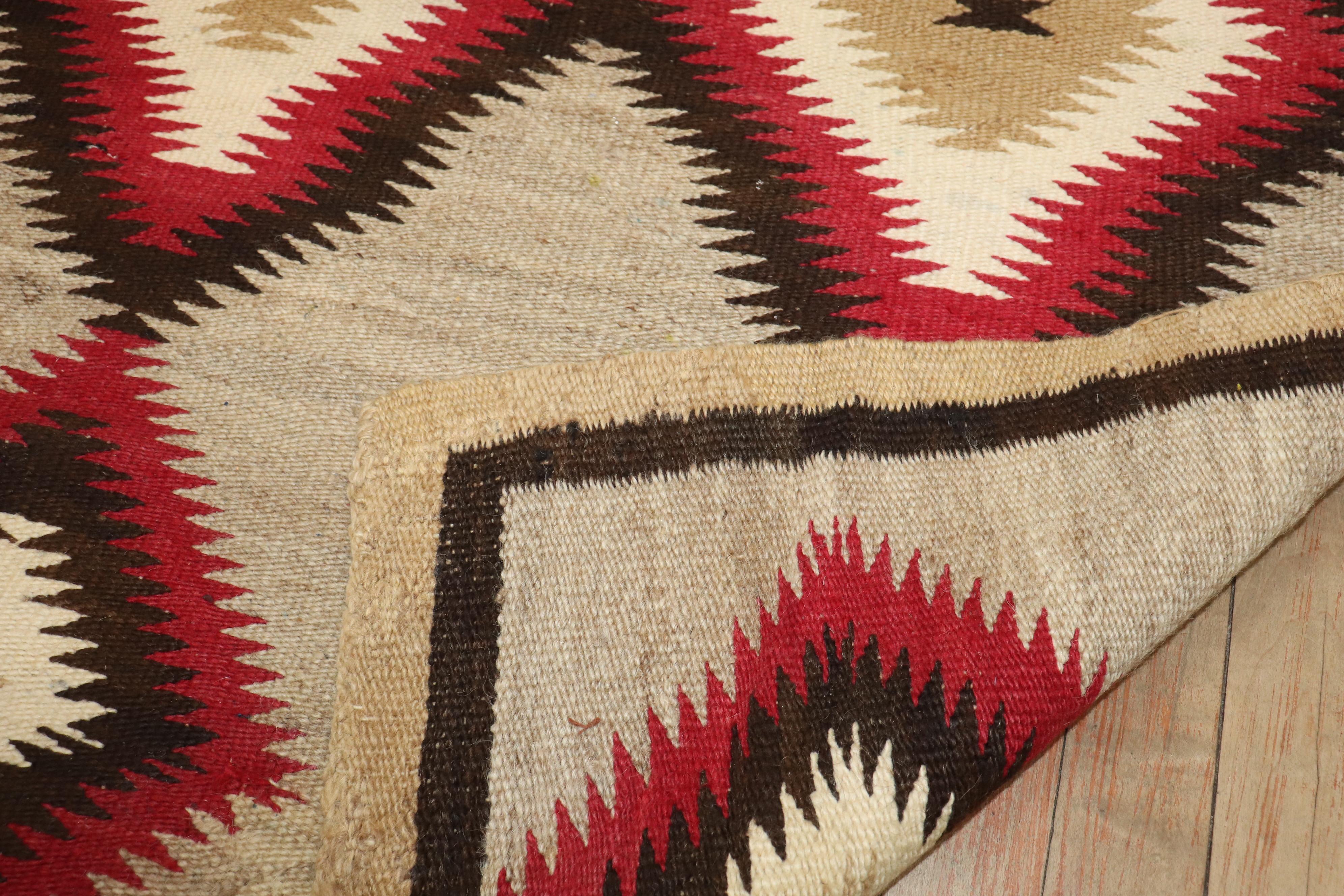 Tappeto tribale antico americano Navajo Collection'S In condizioni buone in vendita a New York, NY