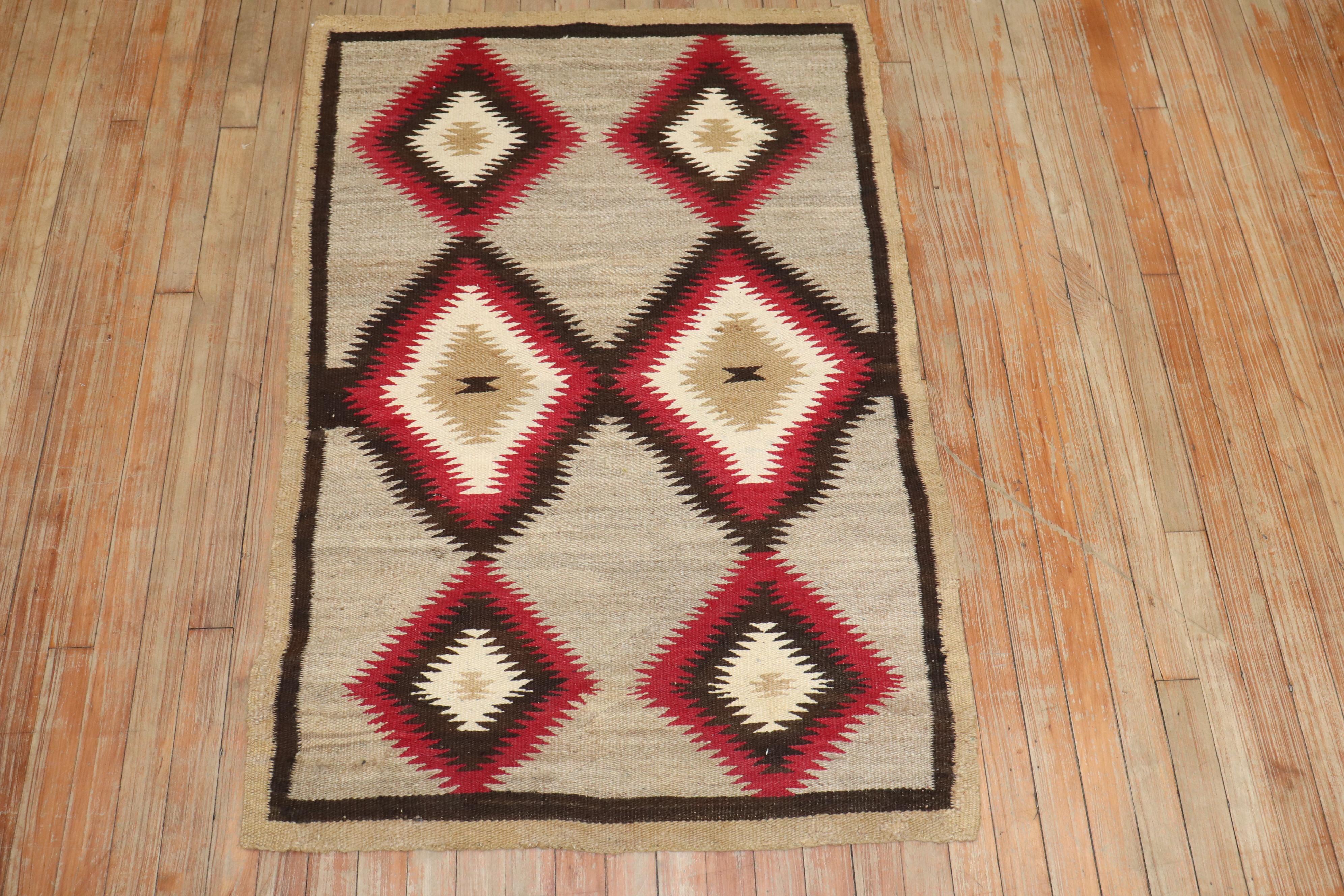 Tappeto tribale antico americano Navajo Collection'S in vendita 1
