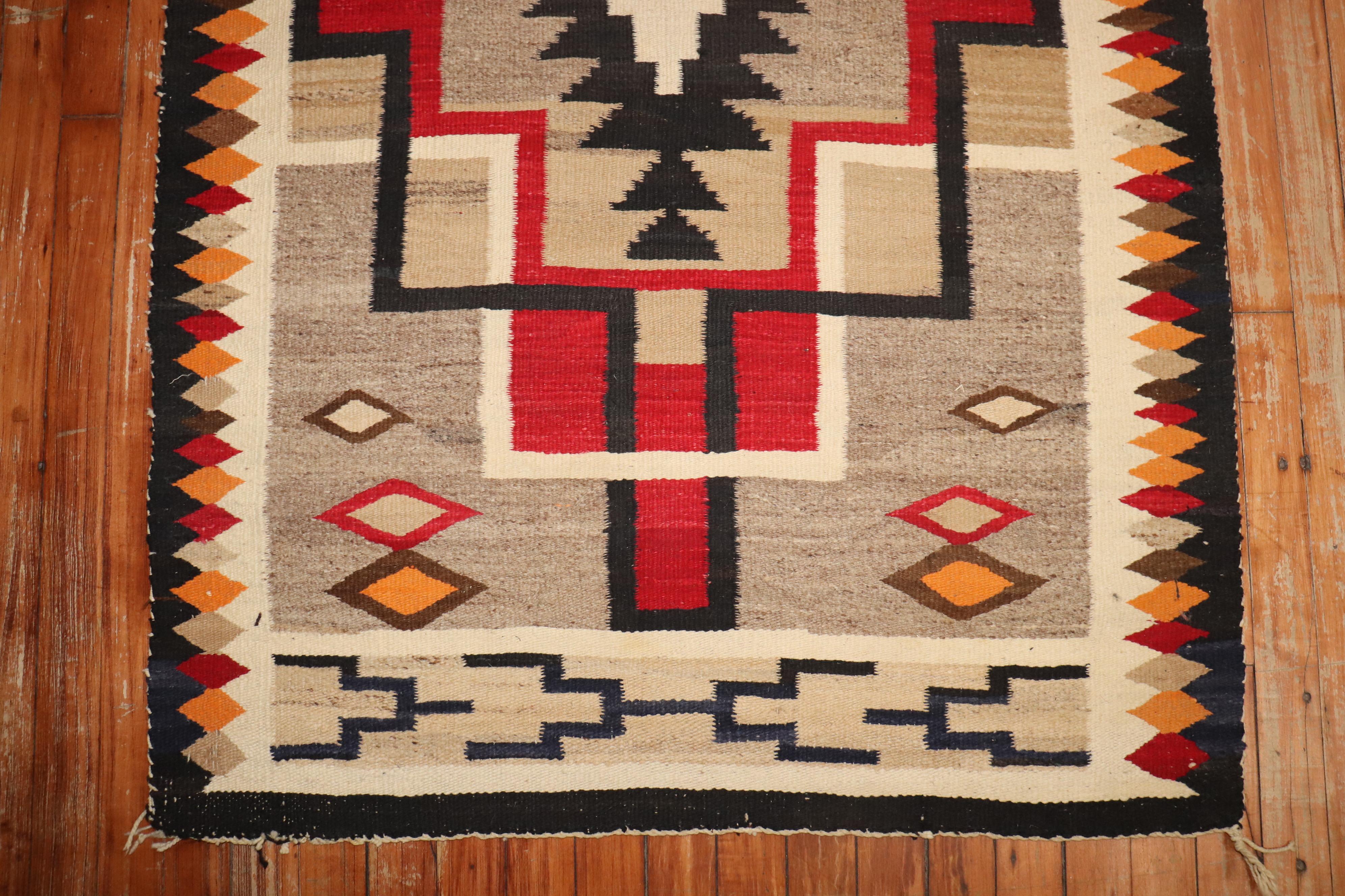 Laine The Collective Antiquities American Navajo Tribal Rug (tapis tribal Navajo) en vente