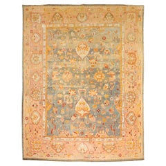 Zabihi Collection Antique Angora Oushak 19th Century Rug