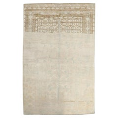 Zabihi Collection Antique Balouch Whitewash Rug