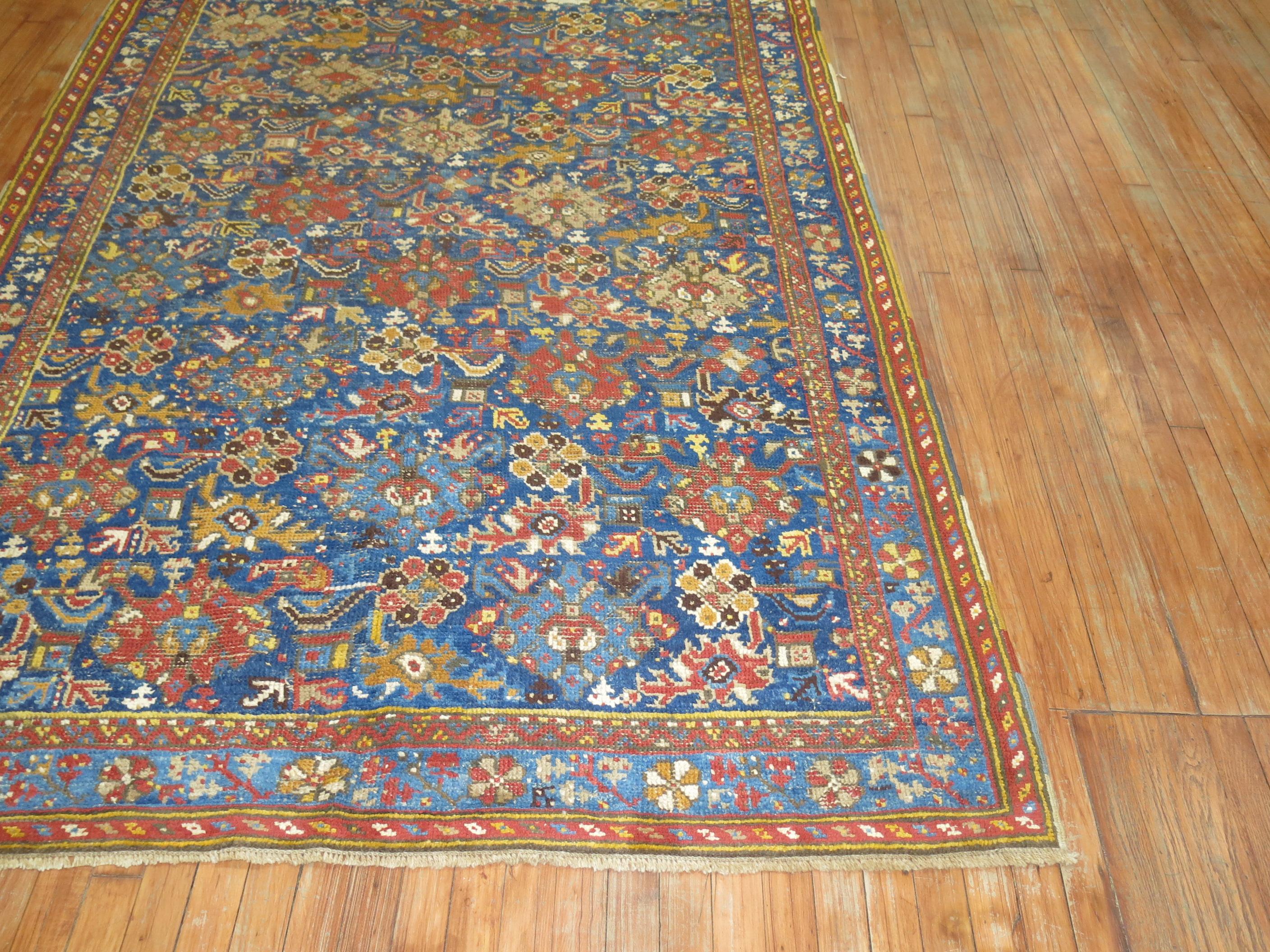 late 19th century Antique Oushak Smyrna Rug

rug no.	j1075
size	5'5