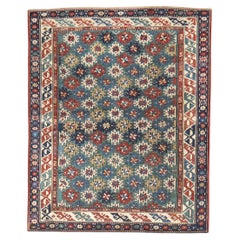 Zabihi Collection Antique Caucasian Chi Chi Kuba 19th Century Rug