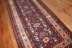 Zabihi Collection Antique Caucasian Kuba 19th Century Wide Runner