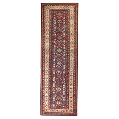 Tapis de couloir large Kuba caucasien ancien du 19ème siècle de la collection Zabihi