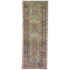 Zabihi Collection Antique Caucasian Runner, 3'1'' x 8'3''