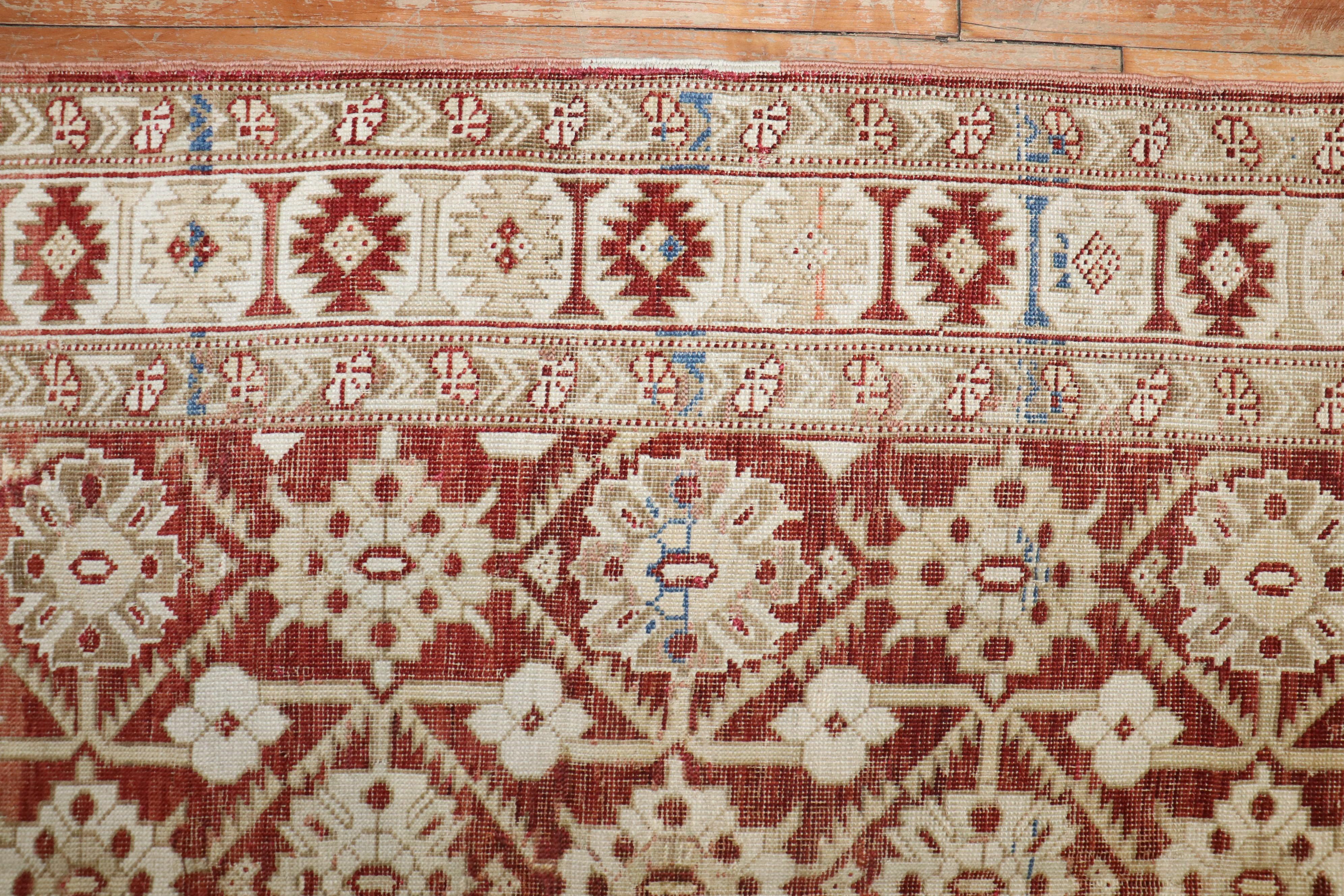 XIXe siècle Tapis Shirvan caucasien ancien du 19ème siècle de la collection Zabihi en vente