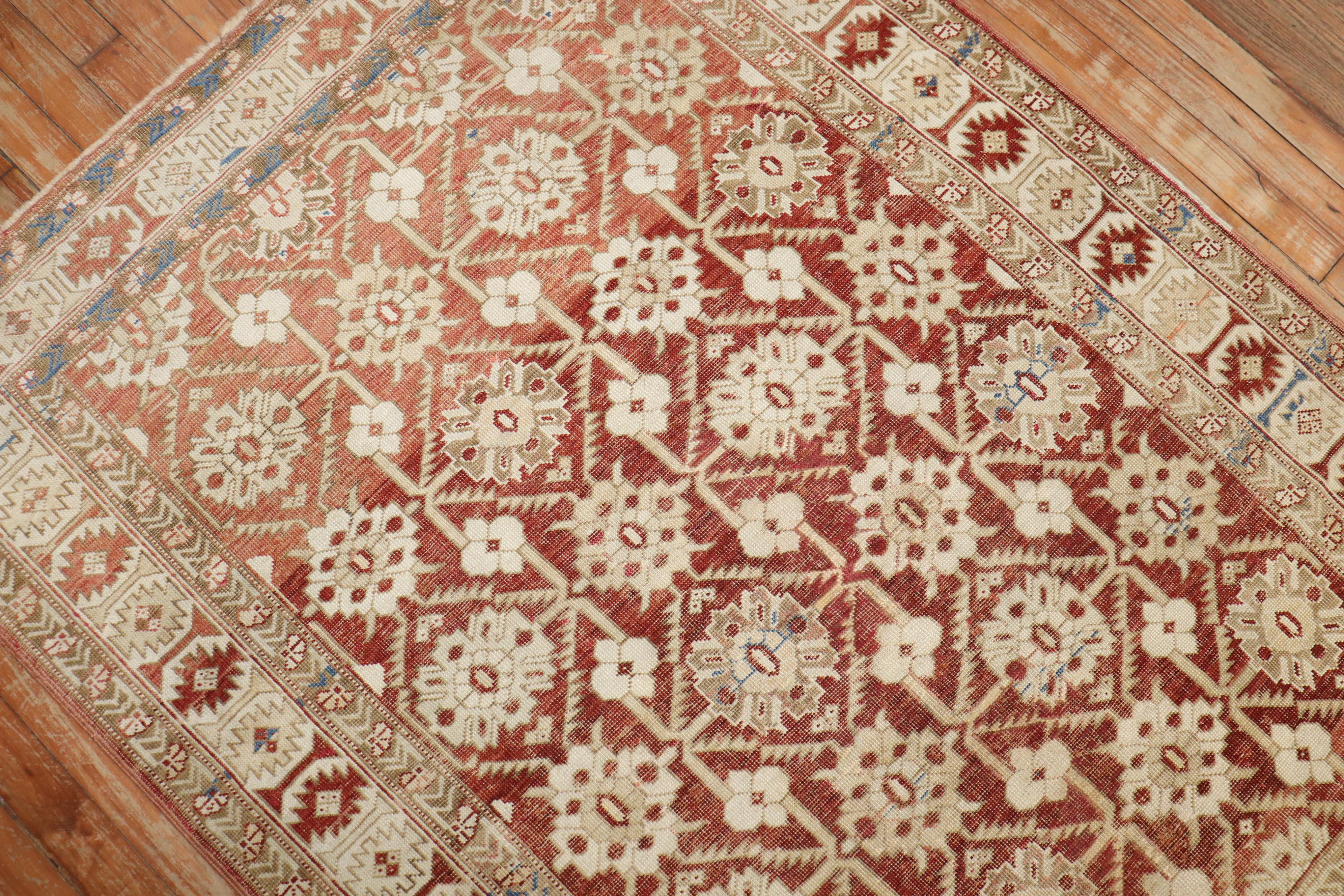 Laine Tapis Shirvan caucasien ancien du 19ème siècle de la collection Zabihi en vente
