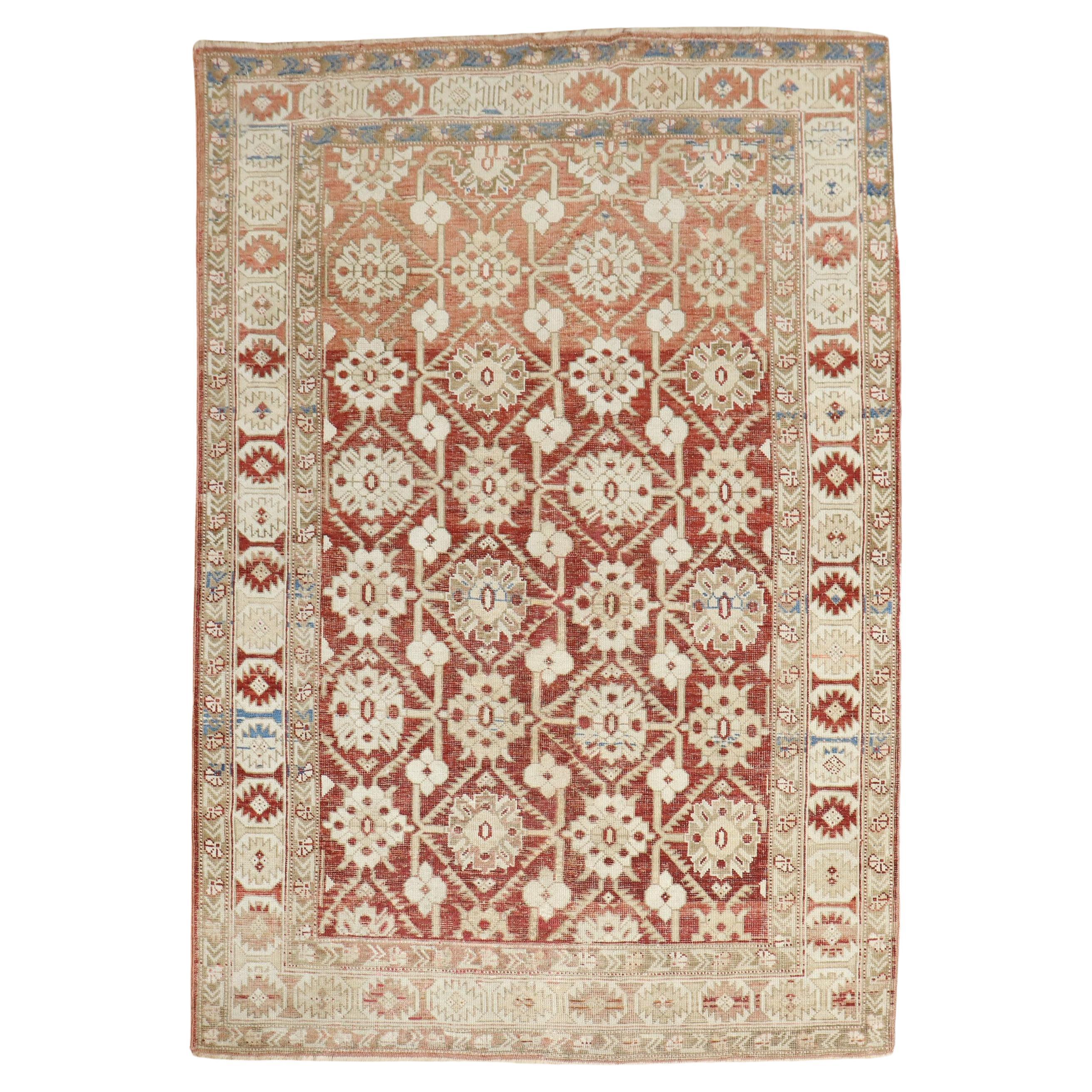 Zabihi Collection Antique Caucasian Shirvan 19th Century Rug