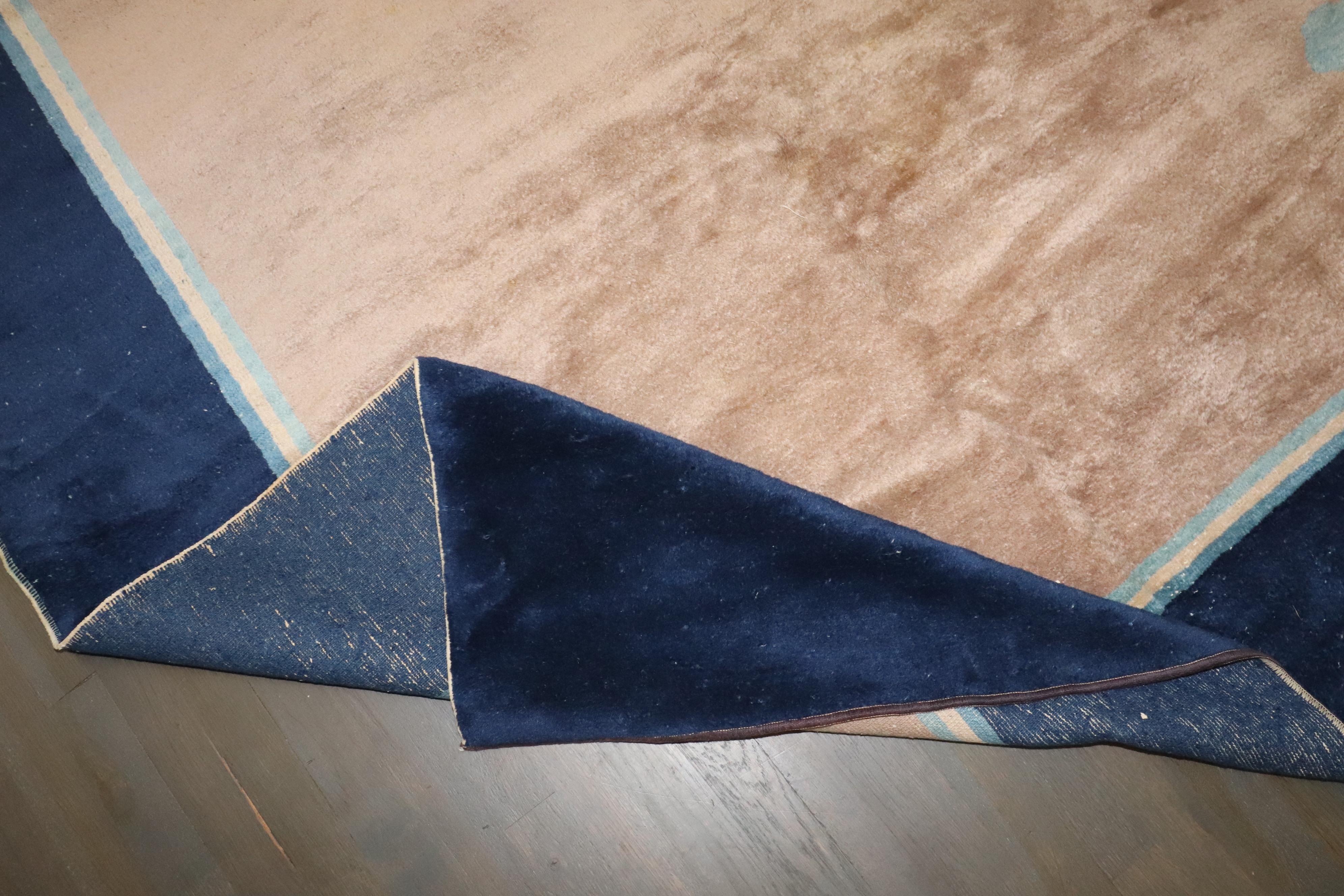 20ième siècle Collection Salsa Antiques, tapis chinois Art Déco en vente
