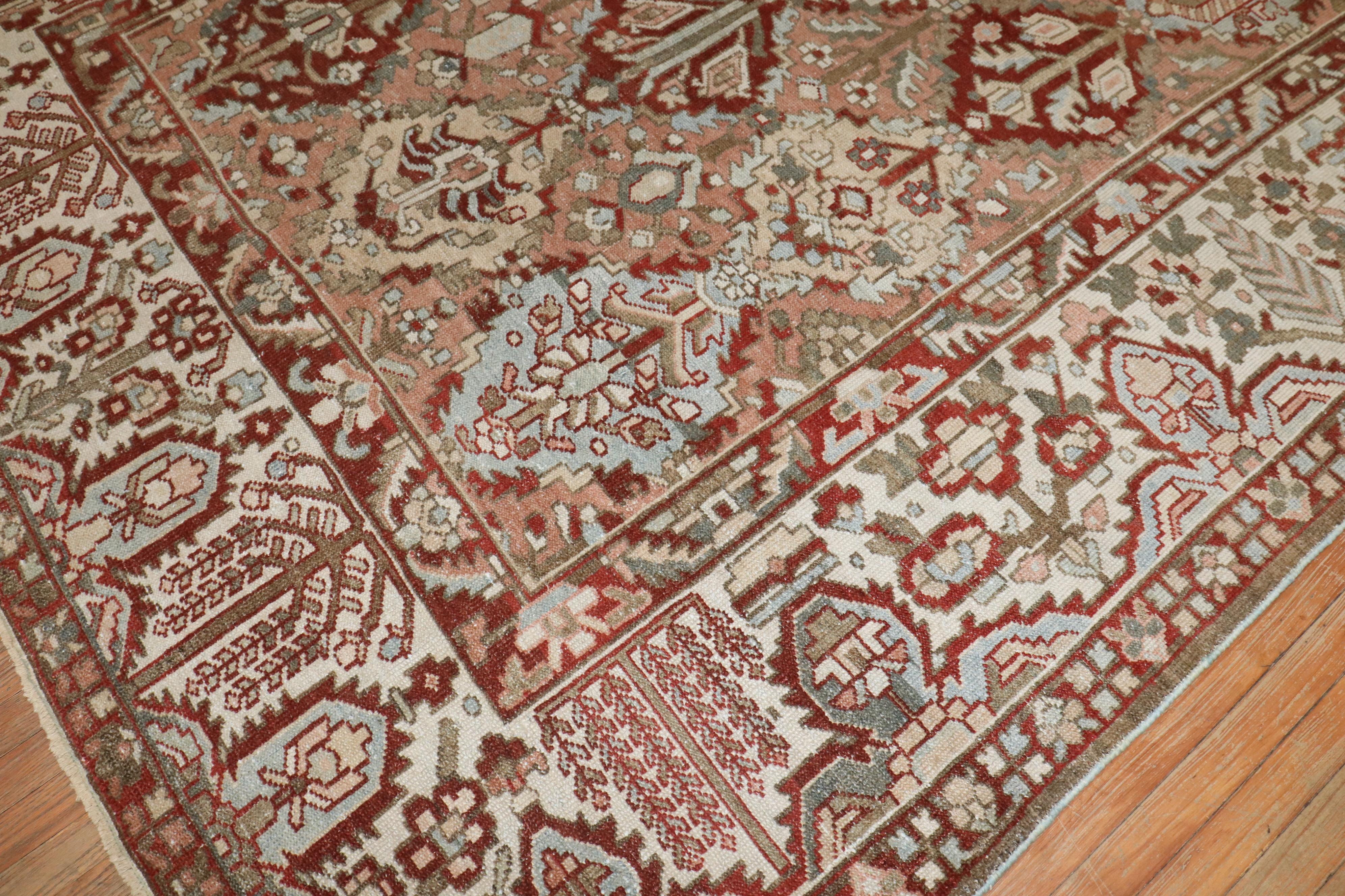  Geometric Small room-size Persian Bakhtiari rug with an all-over geometric design 

Measures: 7'5'' x 10'4'' circa 1940