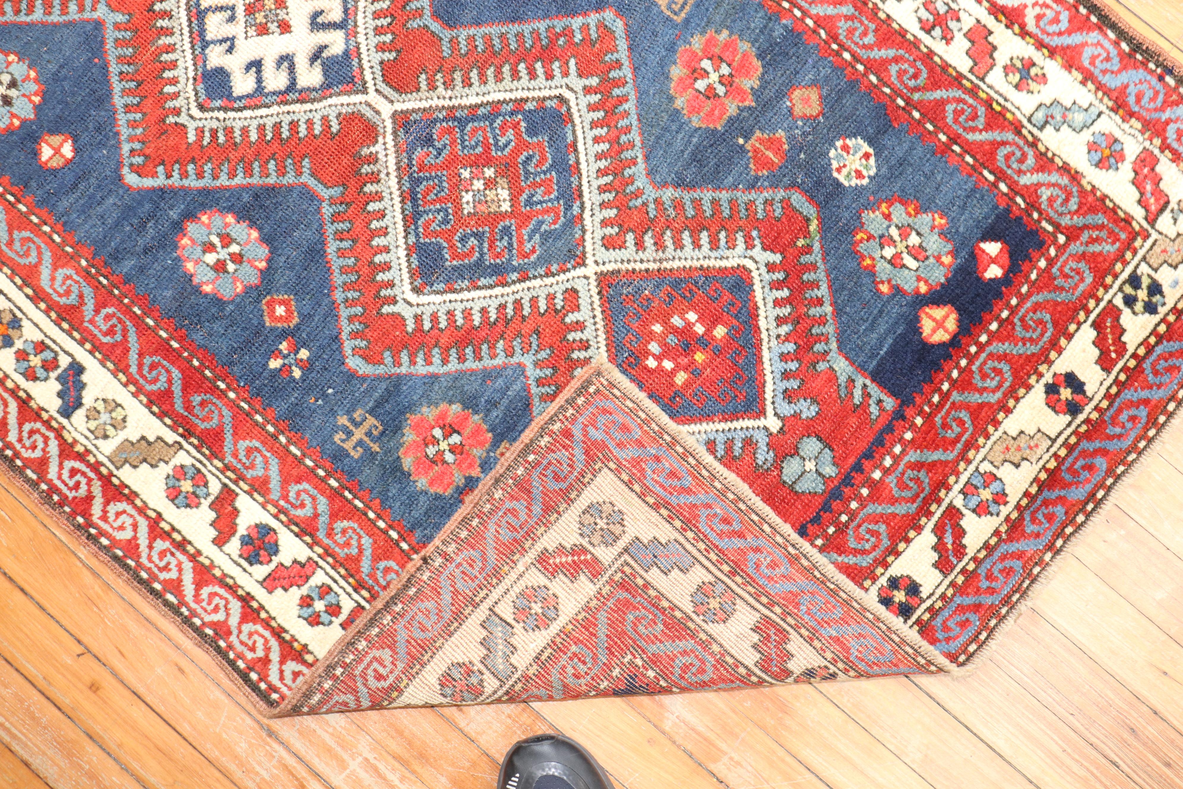 An early 20th-century Caucasian Kazak rug

Details
rug no.	j2307
size	3' 2