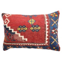 Zabihi Collection Antique Kazak Tribal Rug Pillow