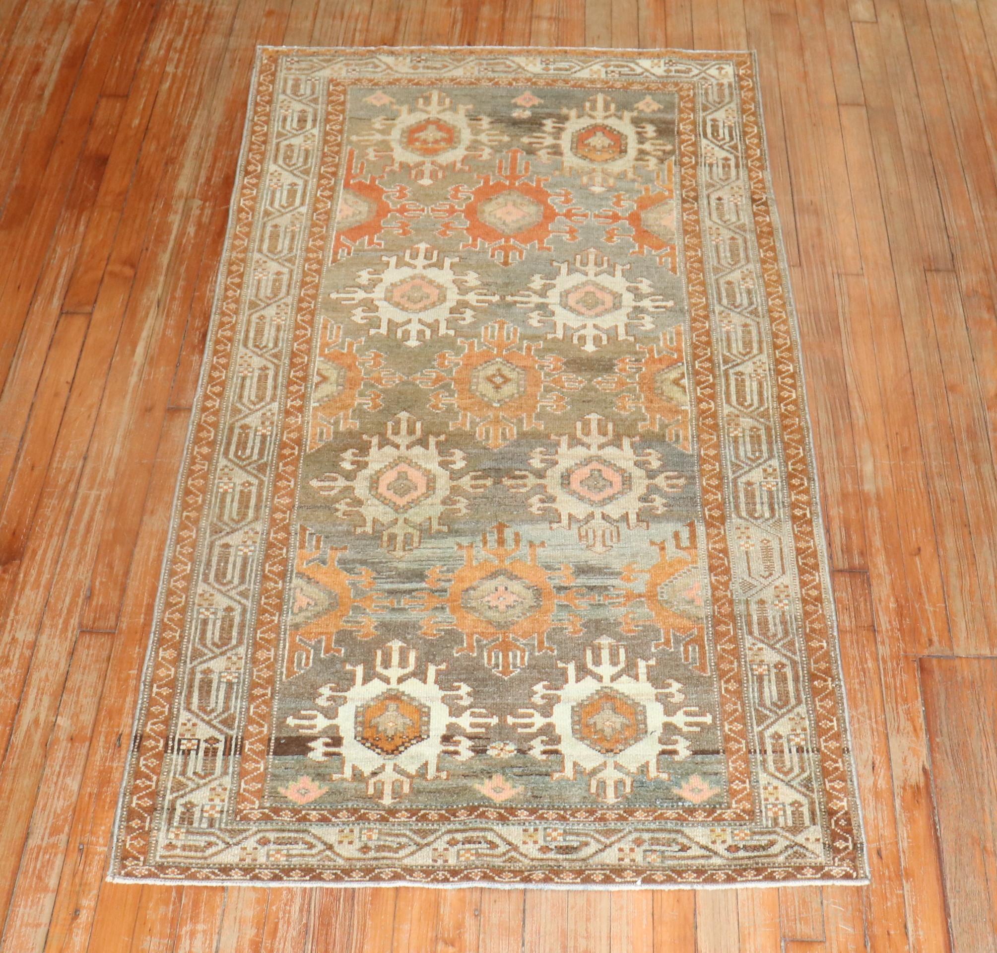 Persian Zabihi Collection Antique Malayer Rug For Sale