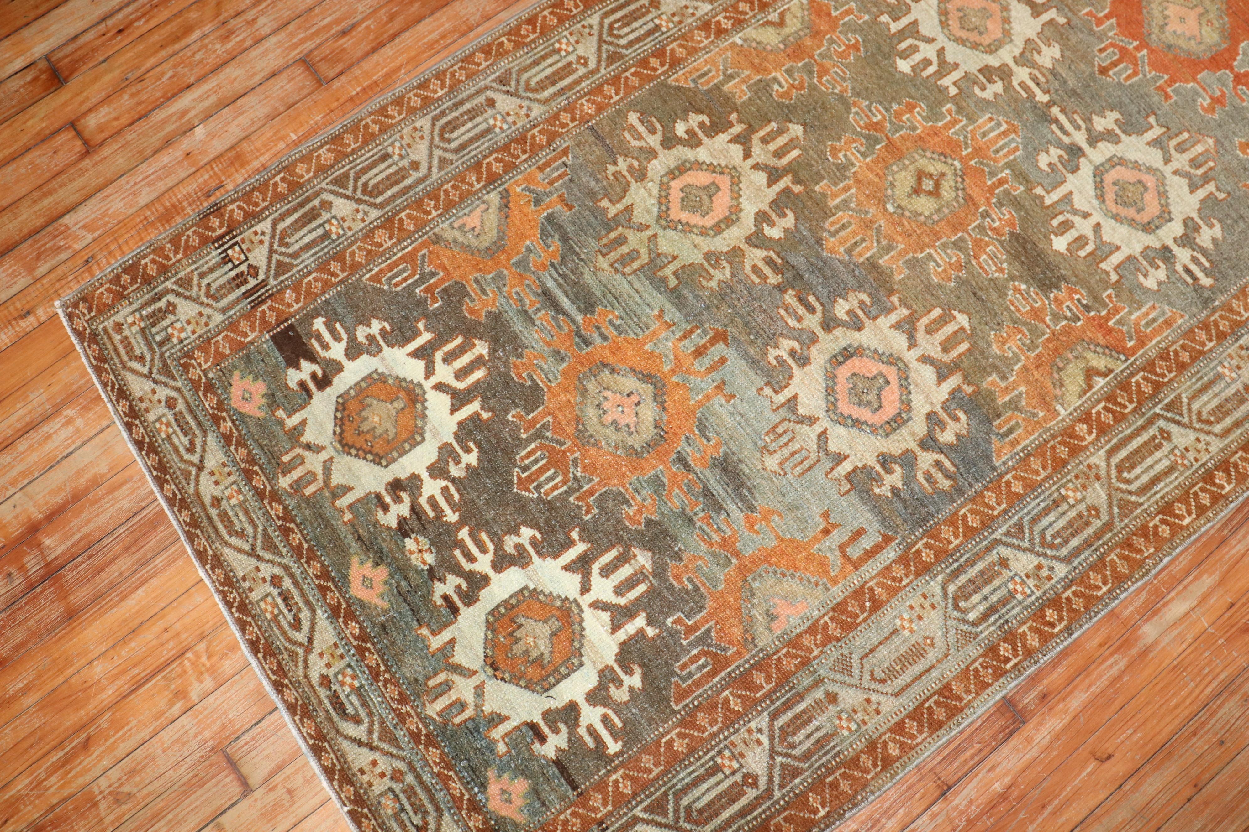 Zabihi Collection Antique Malayer Rug In Good Condition For Sale In New York, NY