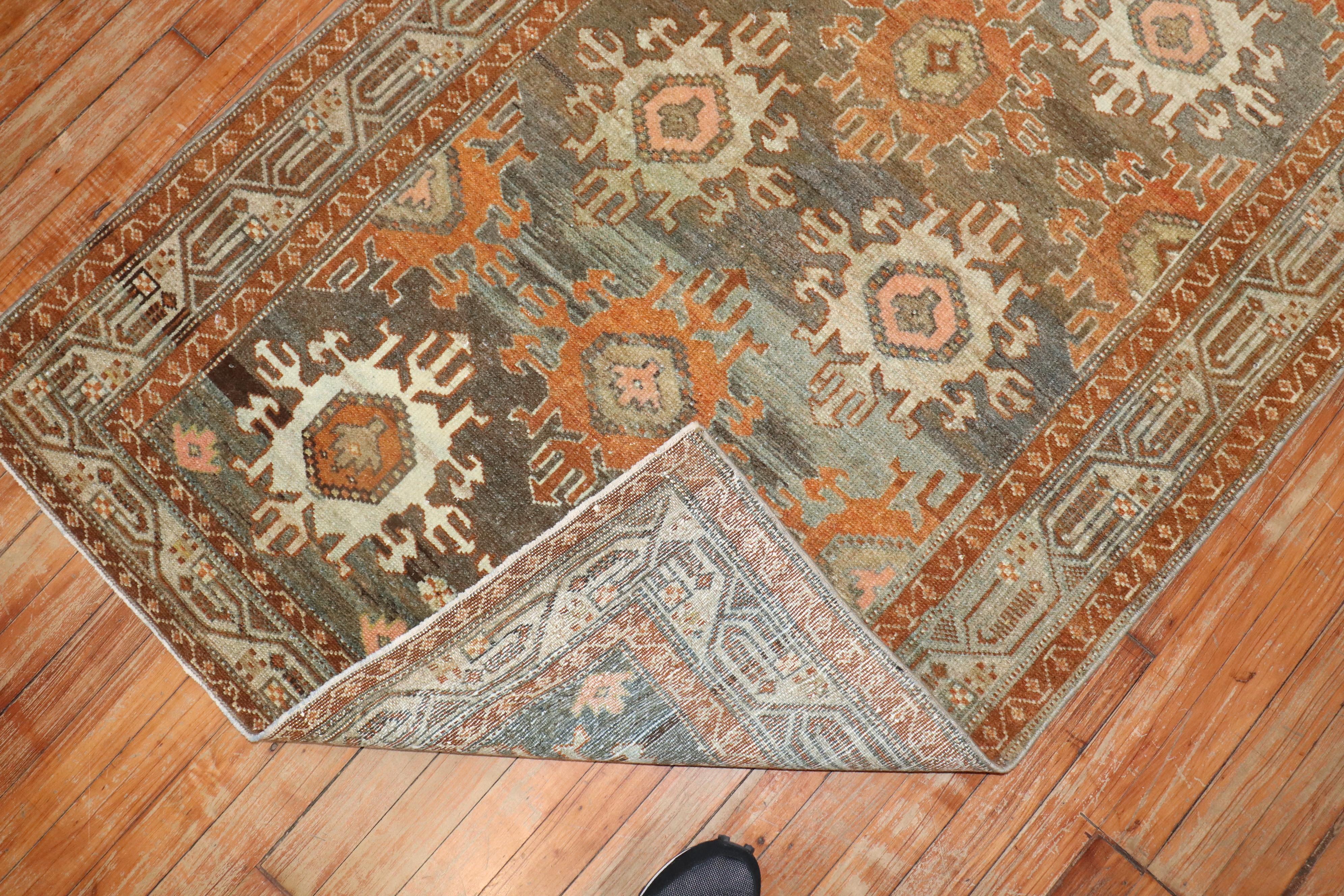20th Century Zabihi Collection Antique Malayer Rug For Sale