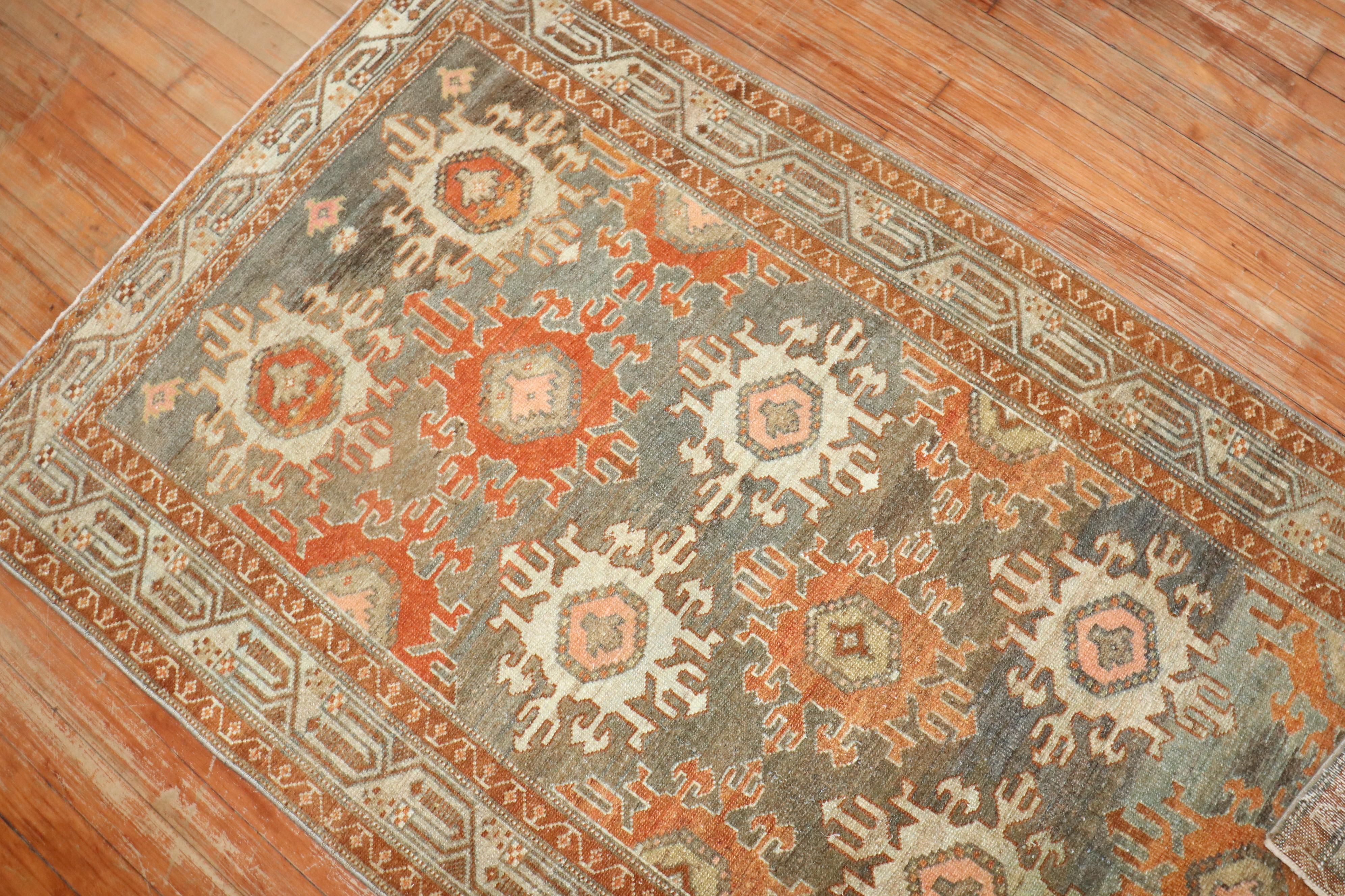 Zabihi Collection Antique Malayer Rug For Sale 1