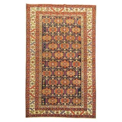 Tappeto persiano d'accento Zabihi Collection Antique Navy Northwest