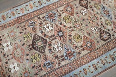 Zabihi Collection Antique Northwest Persian Serab Geometric Scatter Rug (tapis de dispersion géométrique)