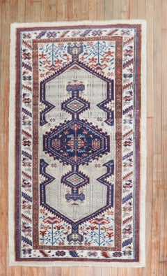 Zabihi Collection Antique Northwest Persian Serab Geometric Scatter Rug