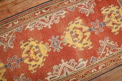 Zabihi Collection Antique Oushak Small Runner