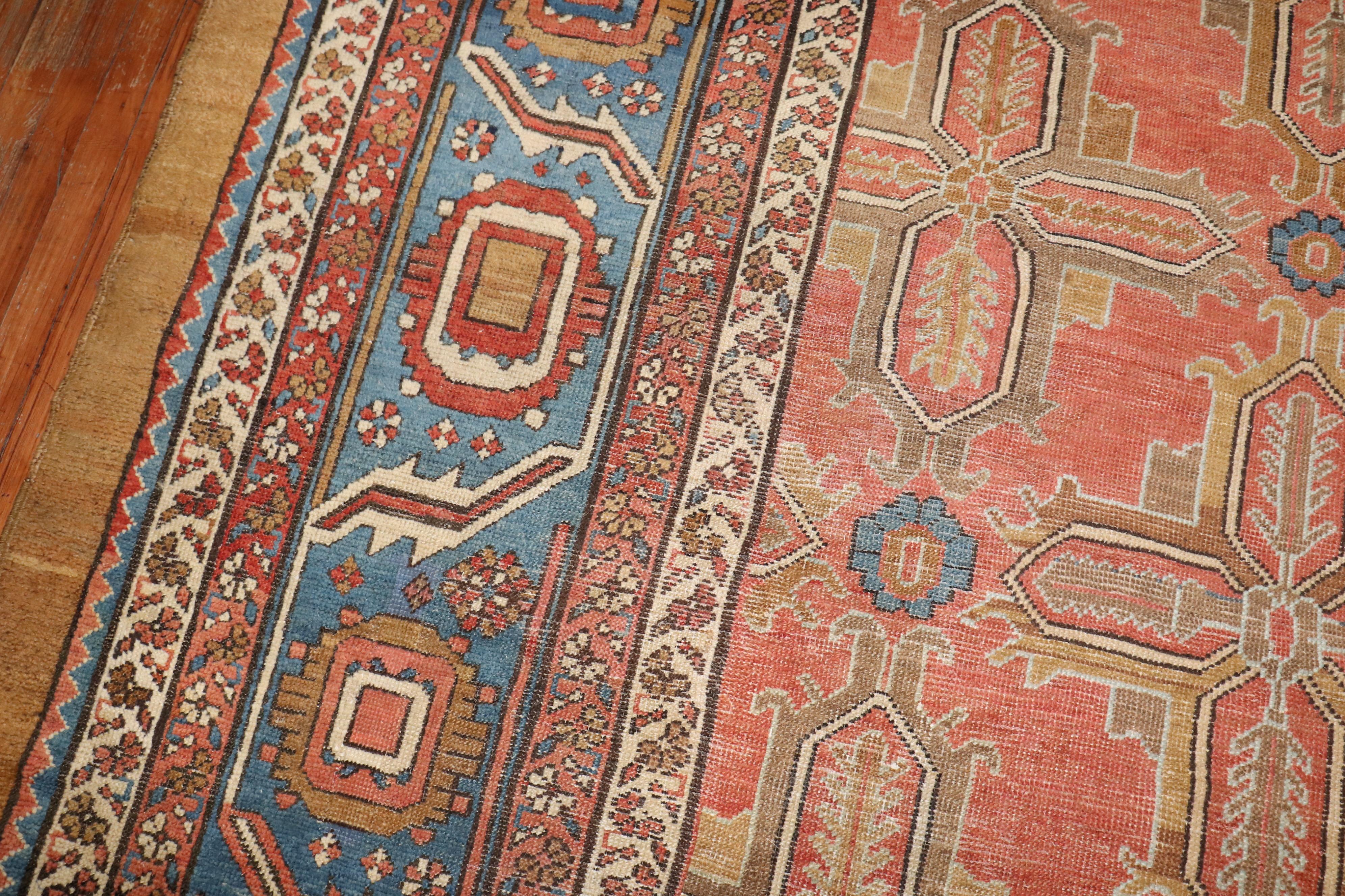 Zabihi Collection Antique Persian Bakshaish Rug For Sale 4
