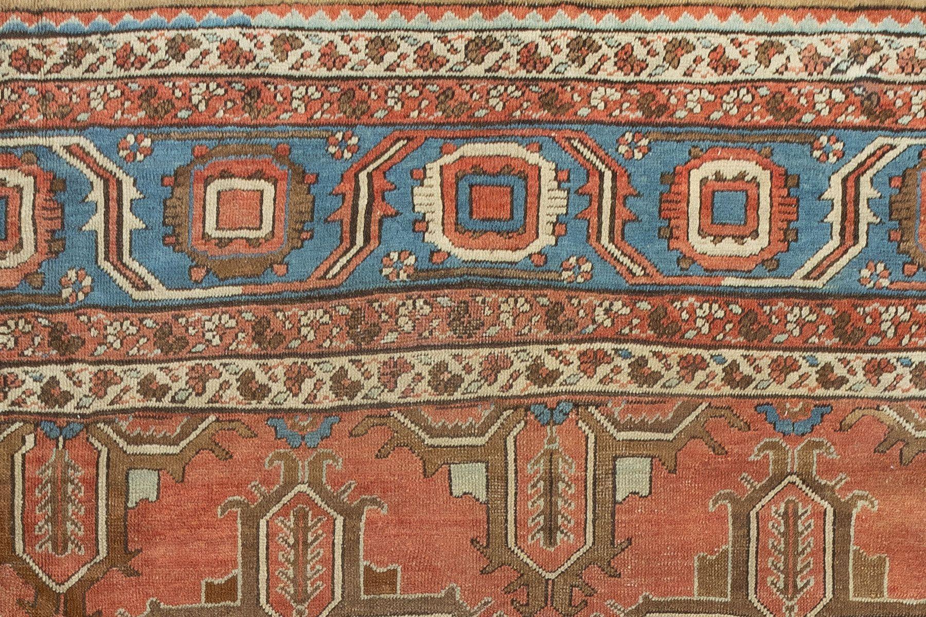 Zabihi Collection Antique Persian Bakshaish Rug For Sale 8