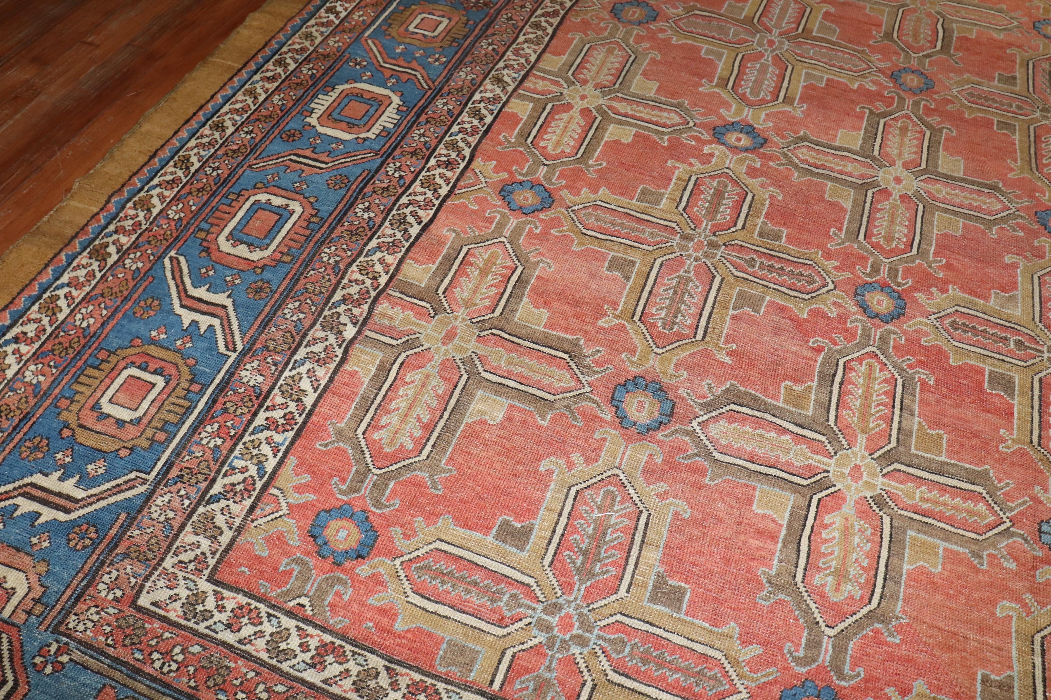 3rd quarter of the 19th century Persian Bakshaish Large Room size tribal rug

Measures: 12'4