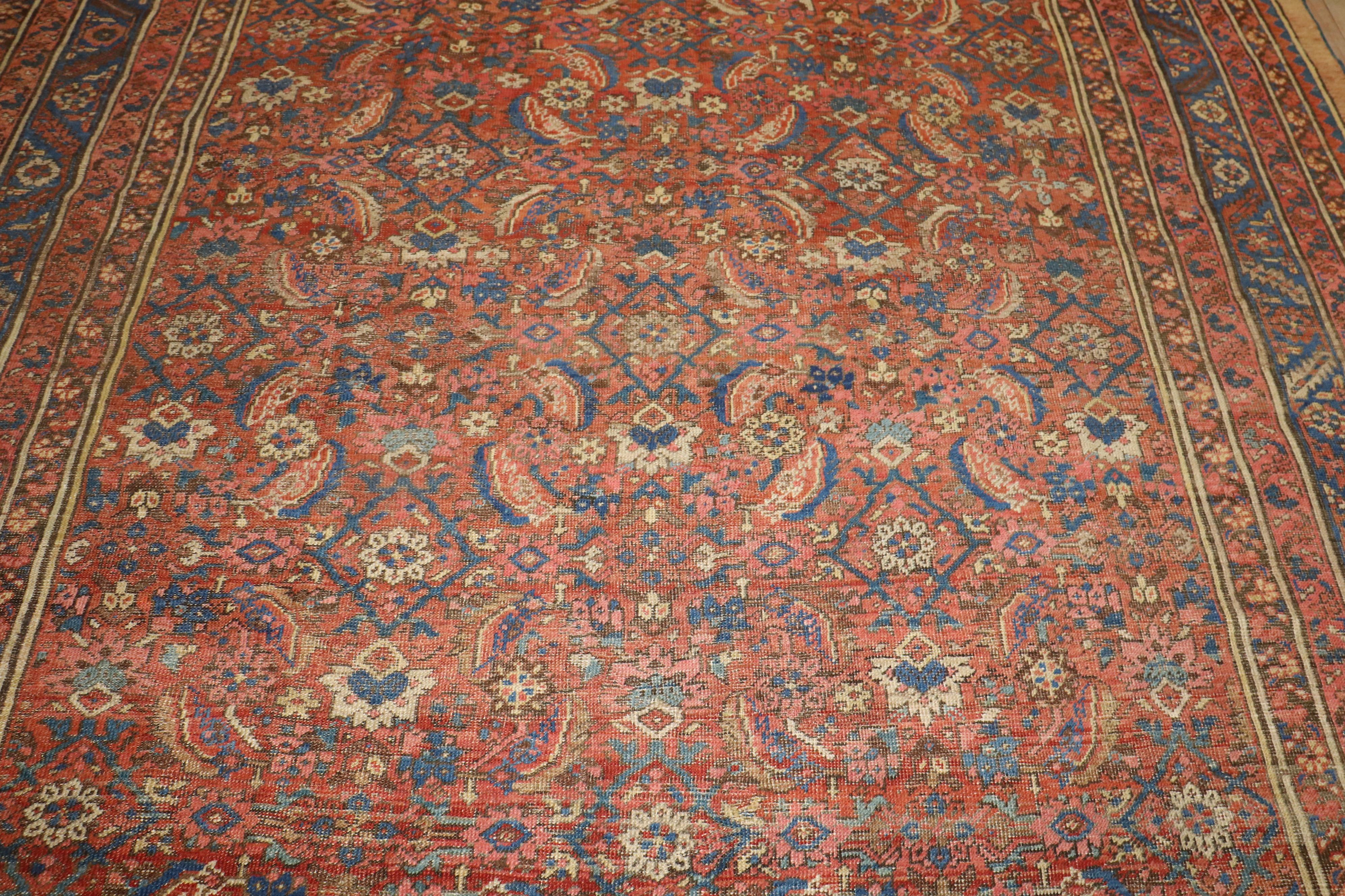 Sammlung Zabihi  Antiker persischer Bakshaish-Teppich (Handgeknüpft) im Angebot