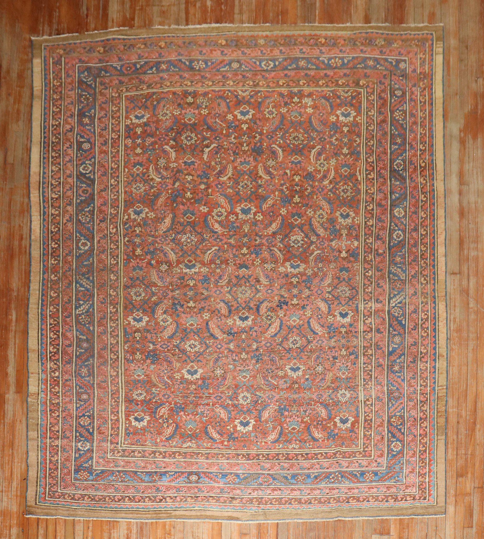 Sammlung Zabihi  Antiker persischer Bakshaish-Teppich (Wolle) im Angebot