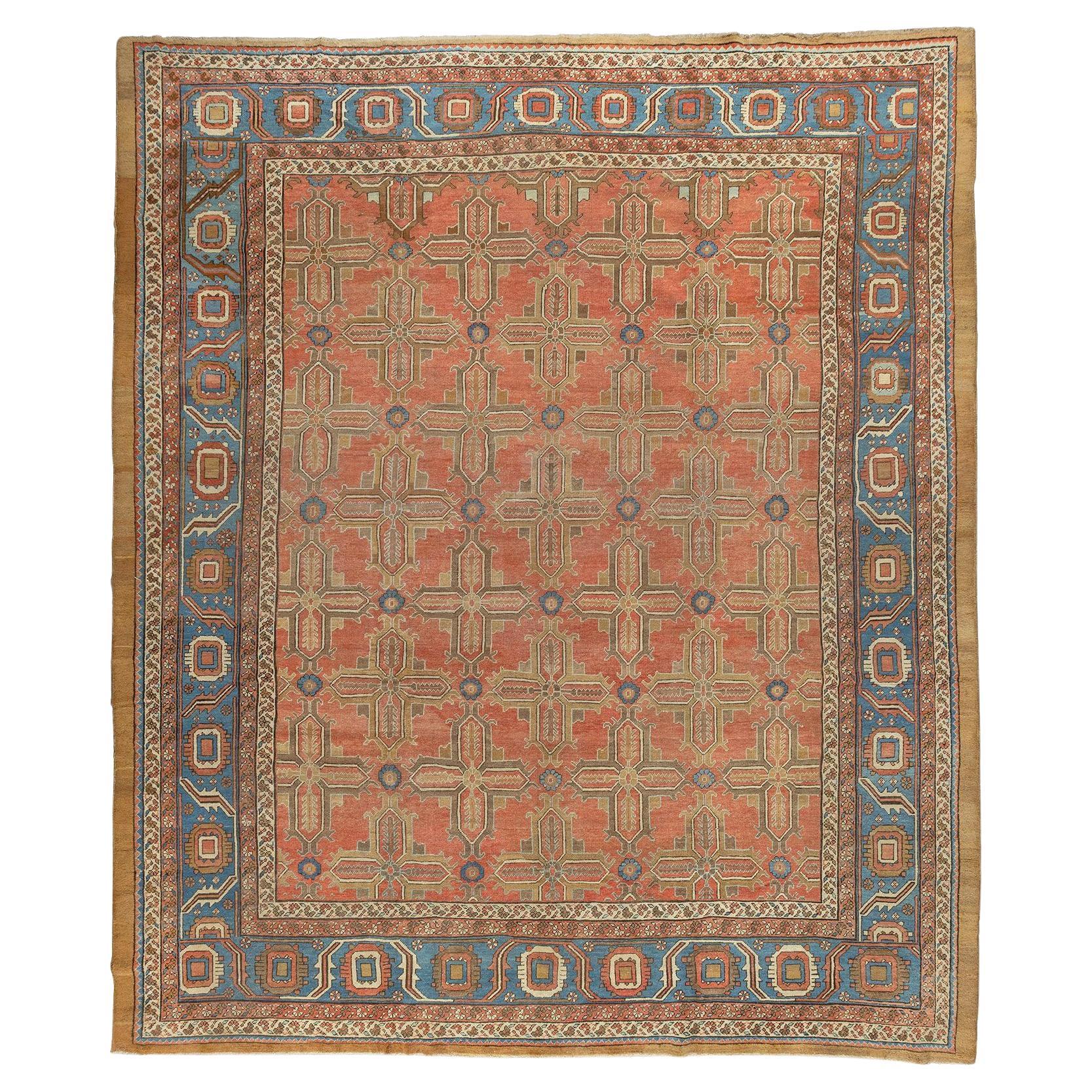 Zabihi Collection Antique Persian Bakshaish Rug For Sale