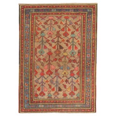 Zabihi Collection Antique Persian Bakshaish Small Rug