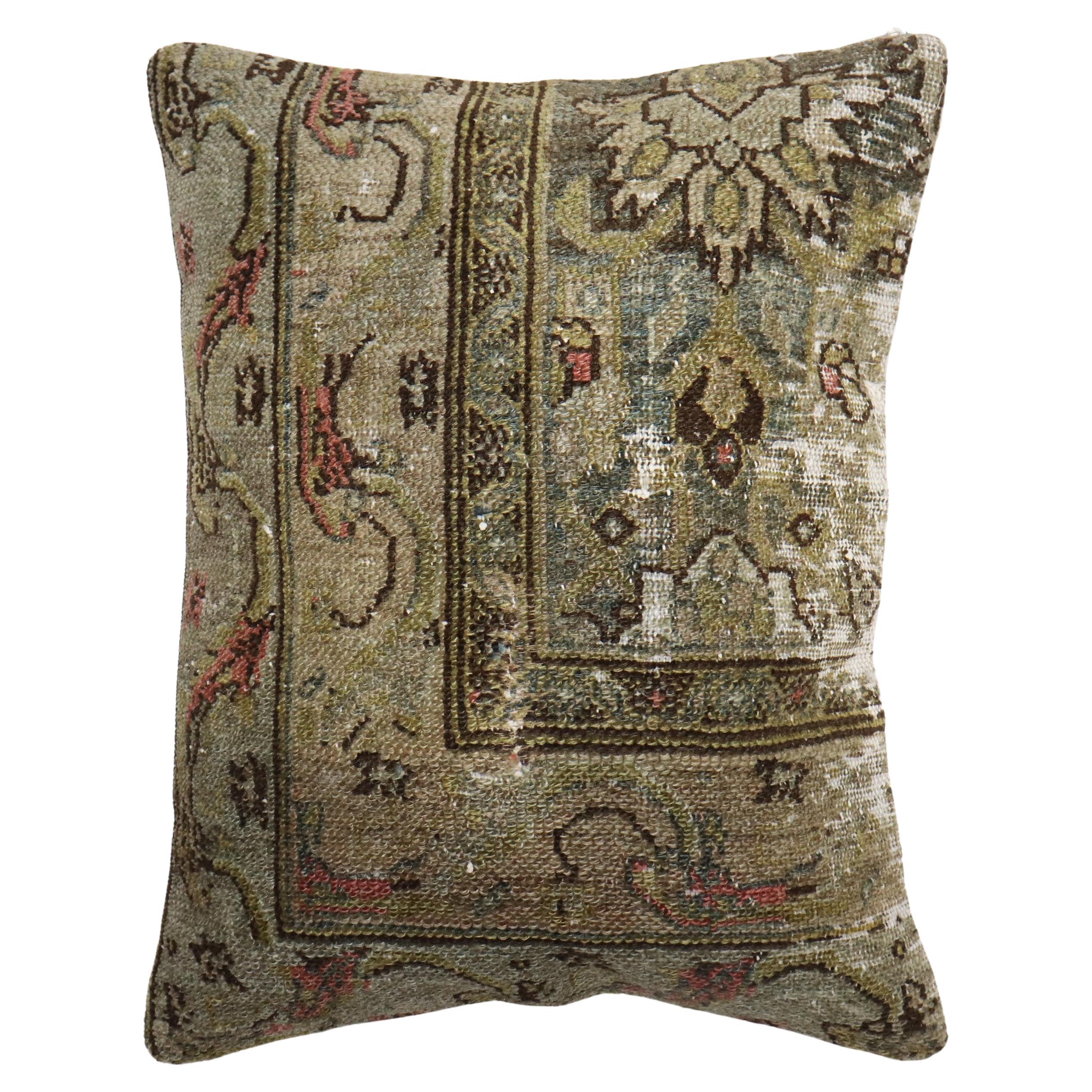 Zabihi Collection Antique Persian Bibikabad Pillow