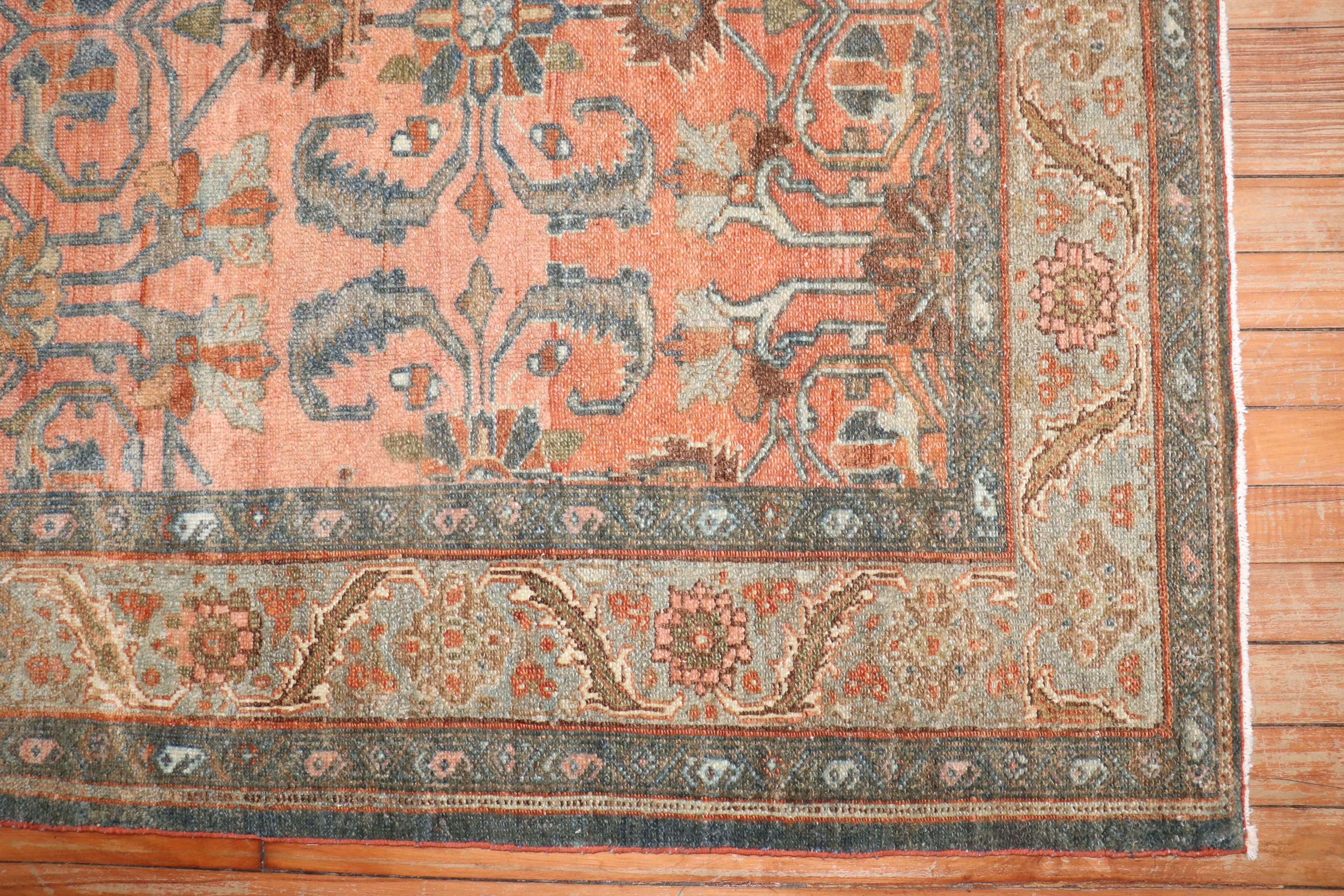 Spectacular accent-size antique Bibikabad Persian Rug from the 1st quarter of the 20th Century

Measures: 4'2'' x 6'9''.