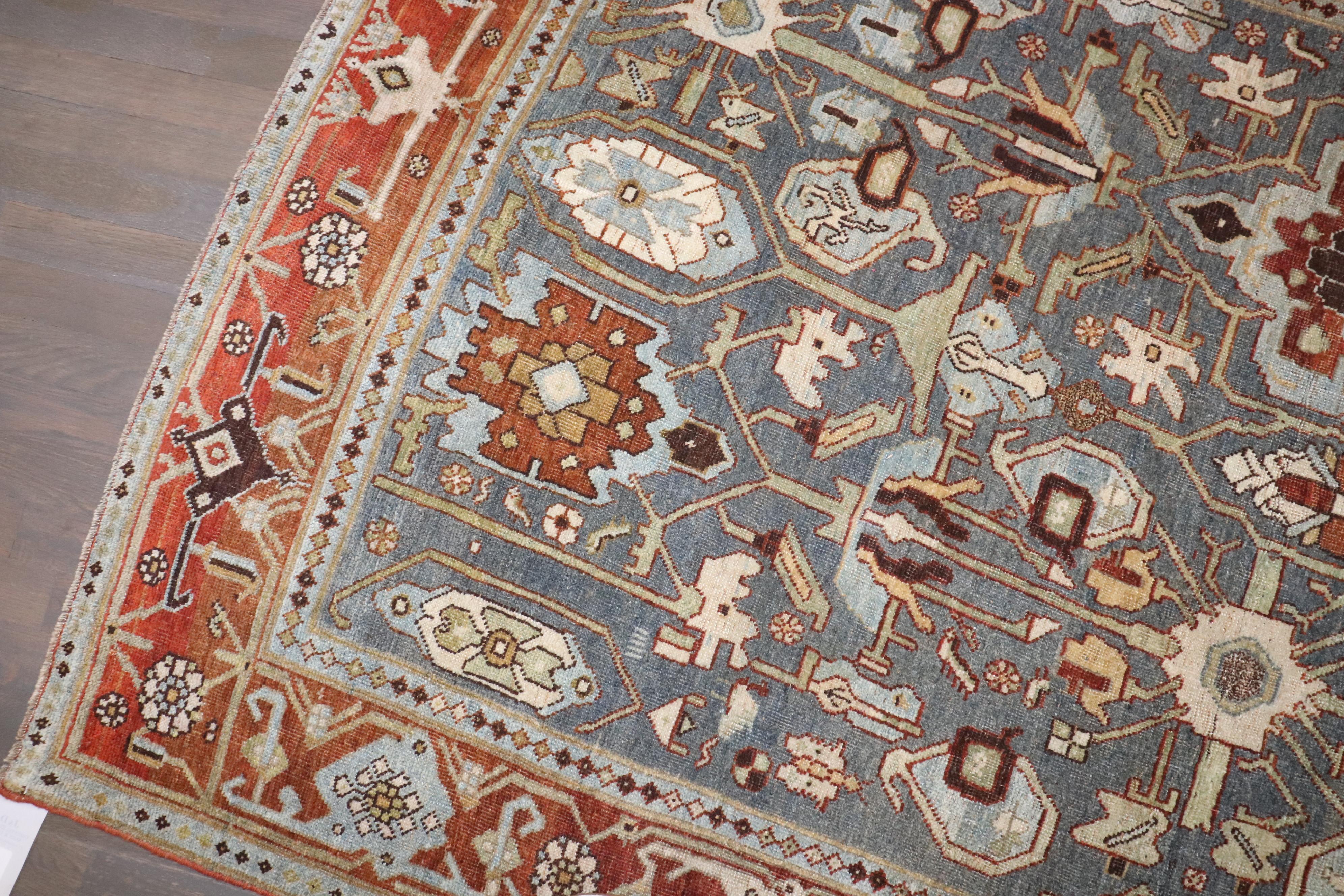 Persiano Tappeto d'accento antico persiano Bidjar Collection'S in vendita