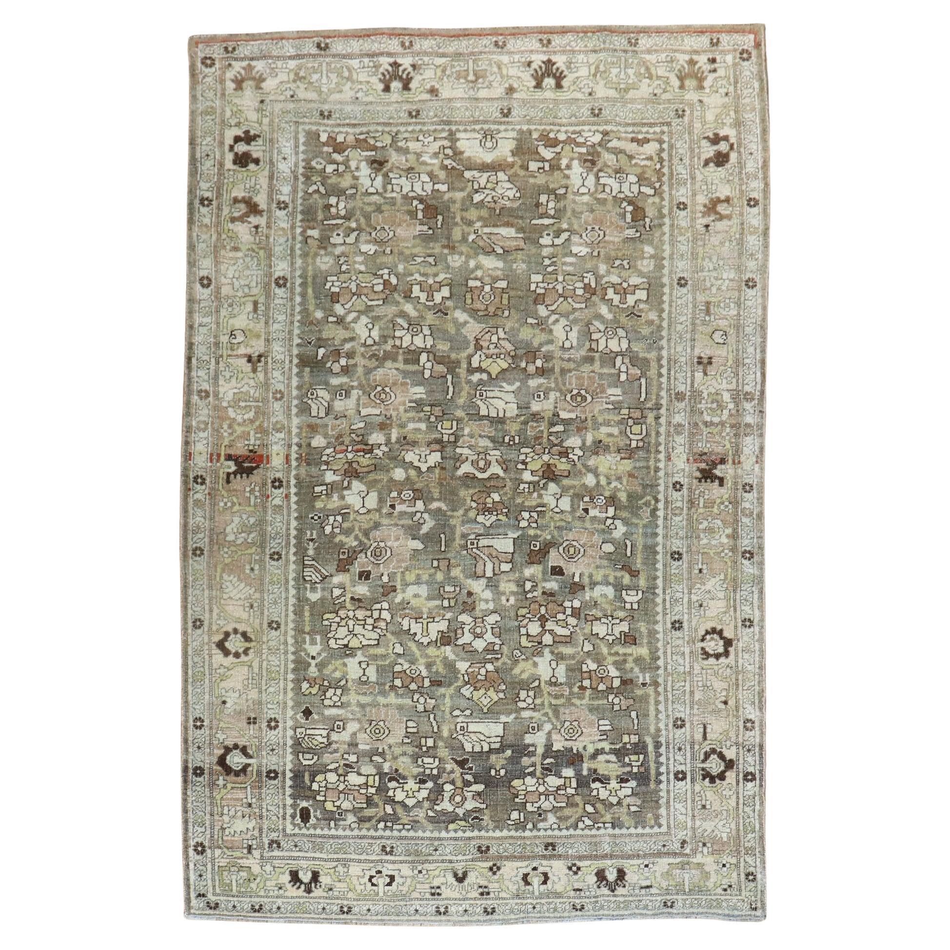 Tapis d'accent Zabihi Collection Antique Perse Bidjar en vente