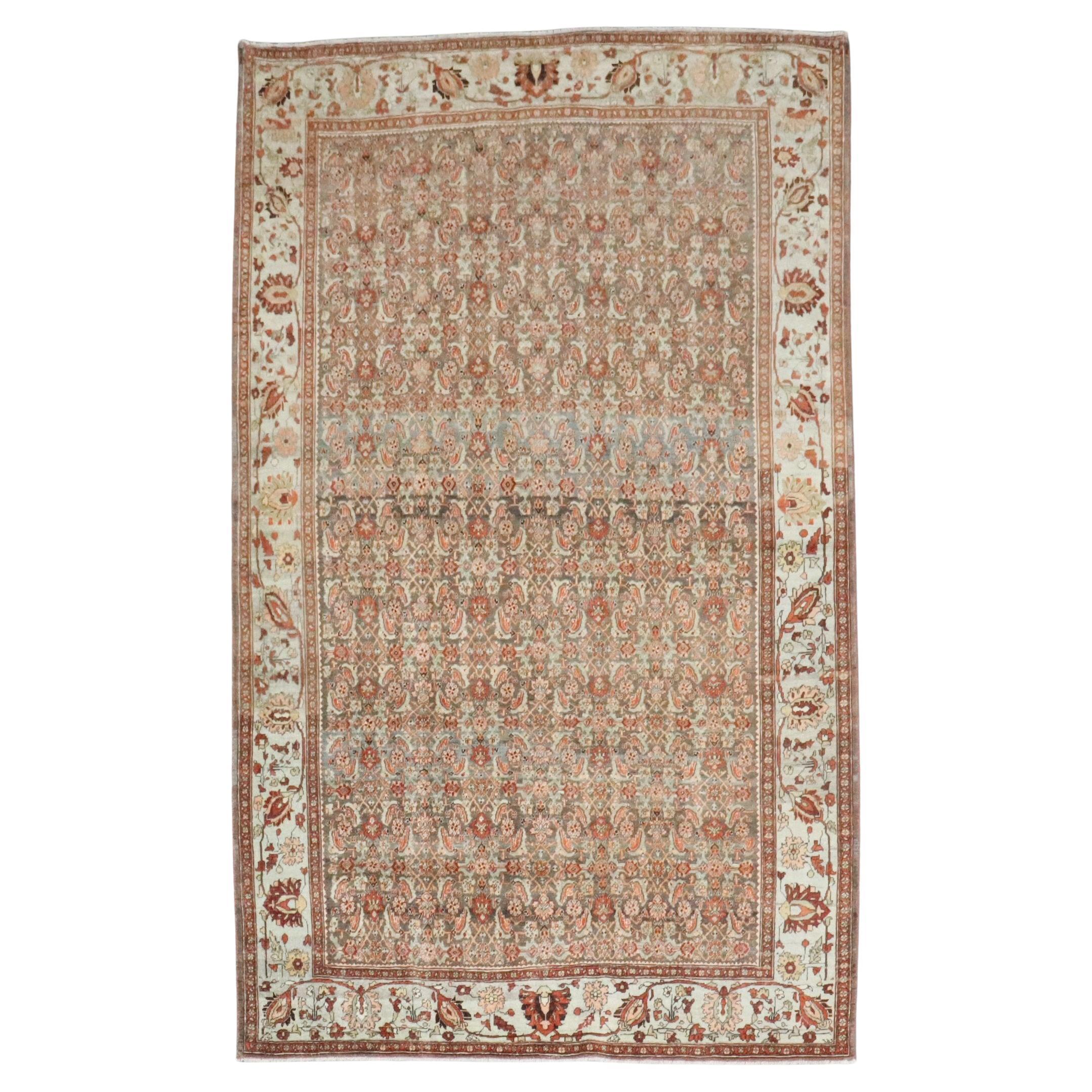 Tapis d
accent Zabihi Collection Antique Perse Bidjar en vente