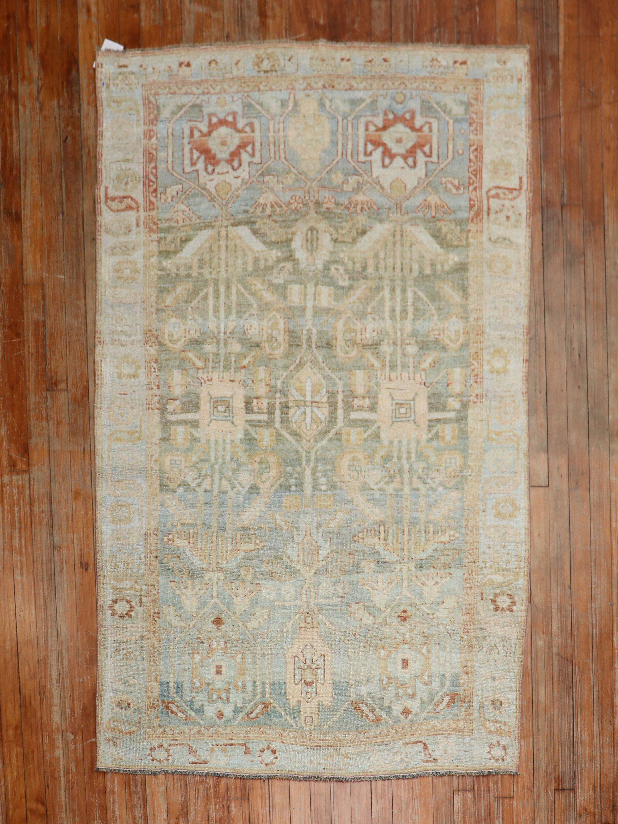 Sublime best describes this 1920s High Decorative Persian Bidjar Rug

Details
rug no.	31464
size	4' x 6' 6