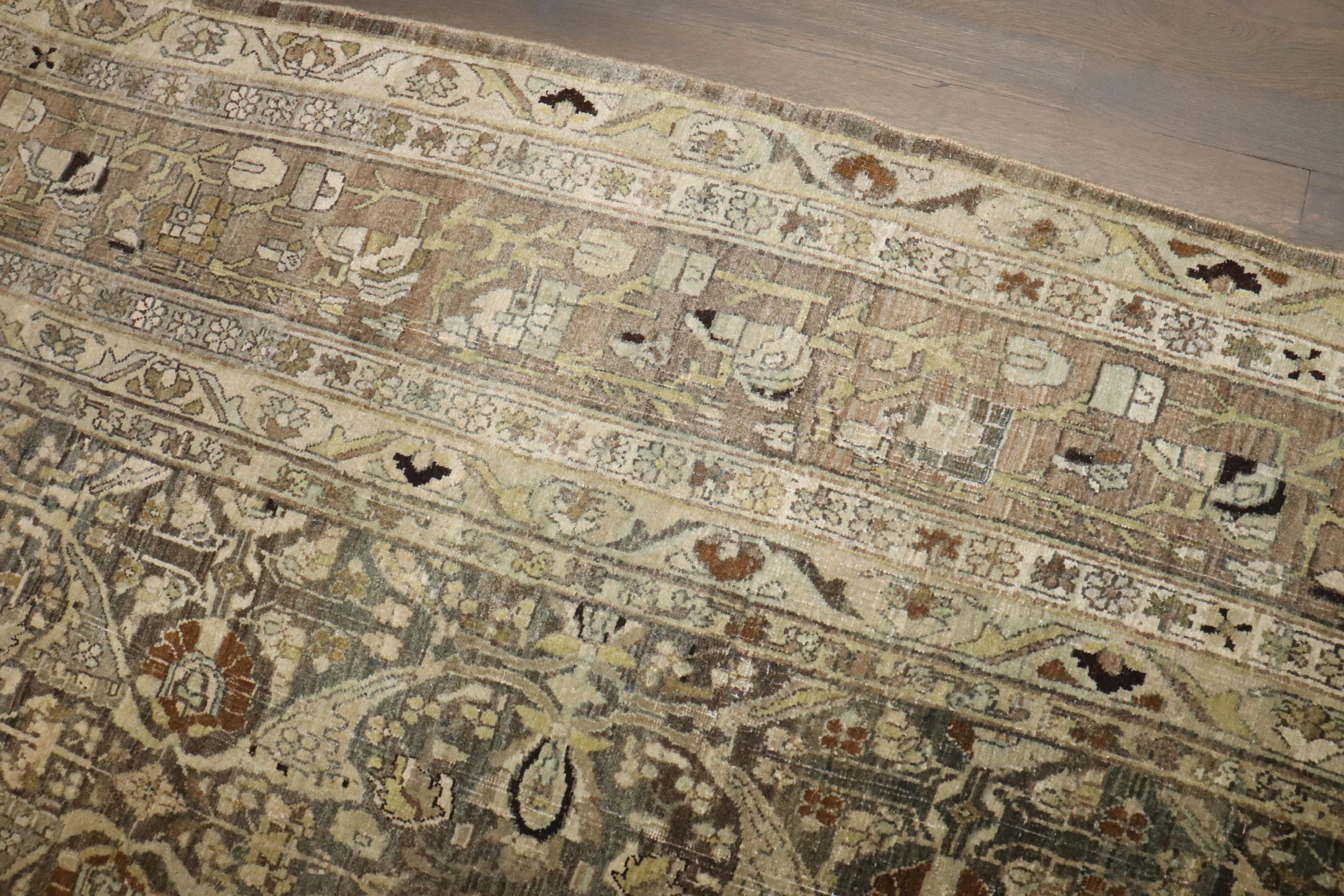 Perse Tapis persan Bidjar ancien de la collection Zabihi en vente