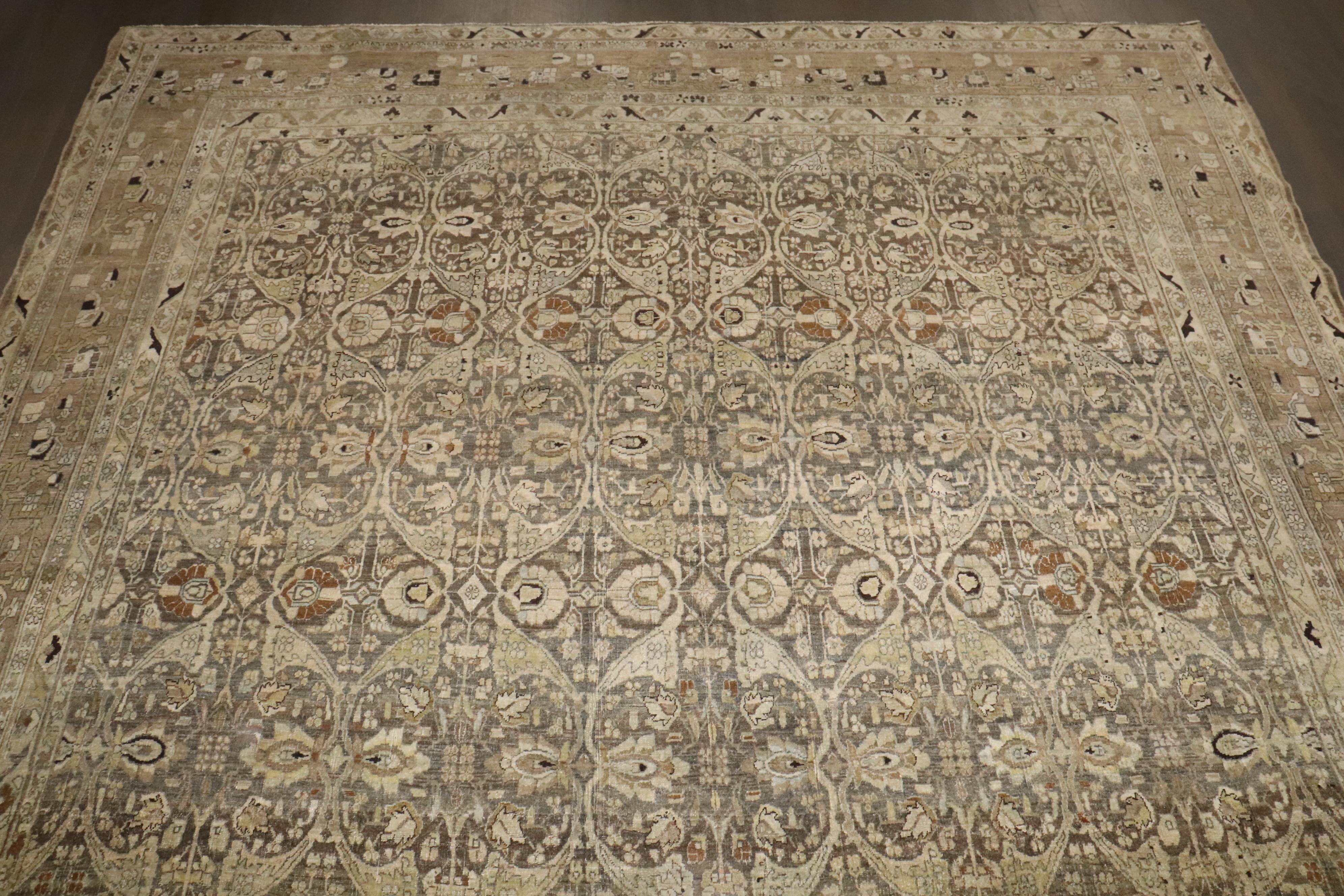 Noué à la main Tapis persan Bidjar ancien de la collection Zabihi en vente