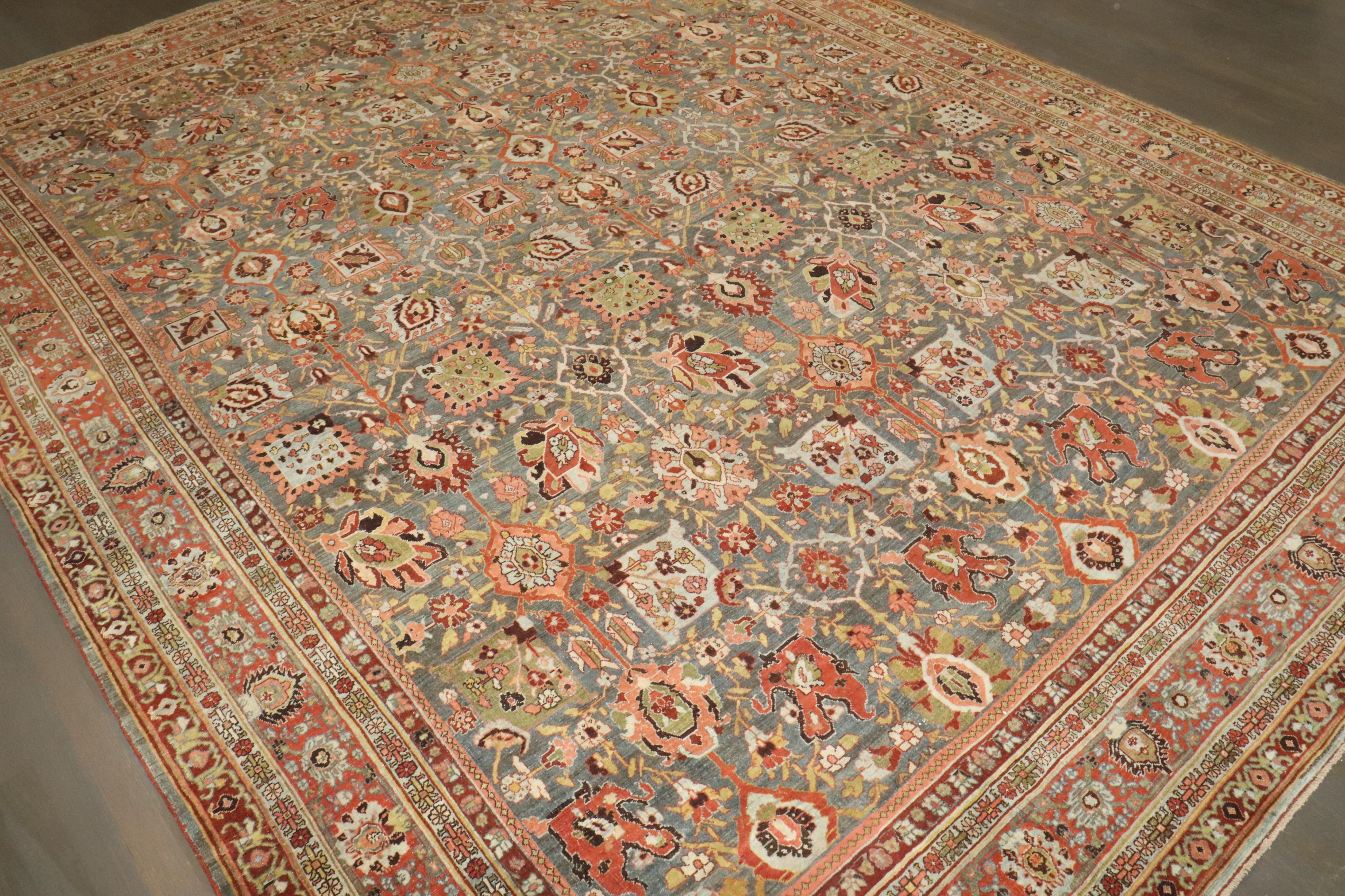 XIXe siècle Zabihi Collection Antique Persian Bidjar Carpet en vente