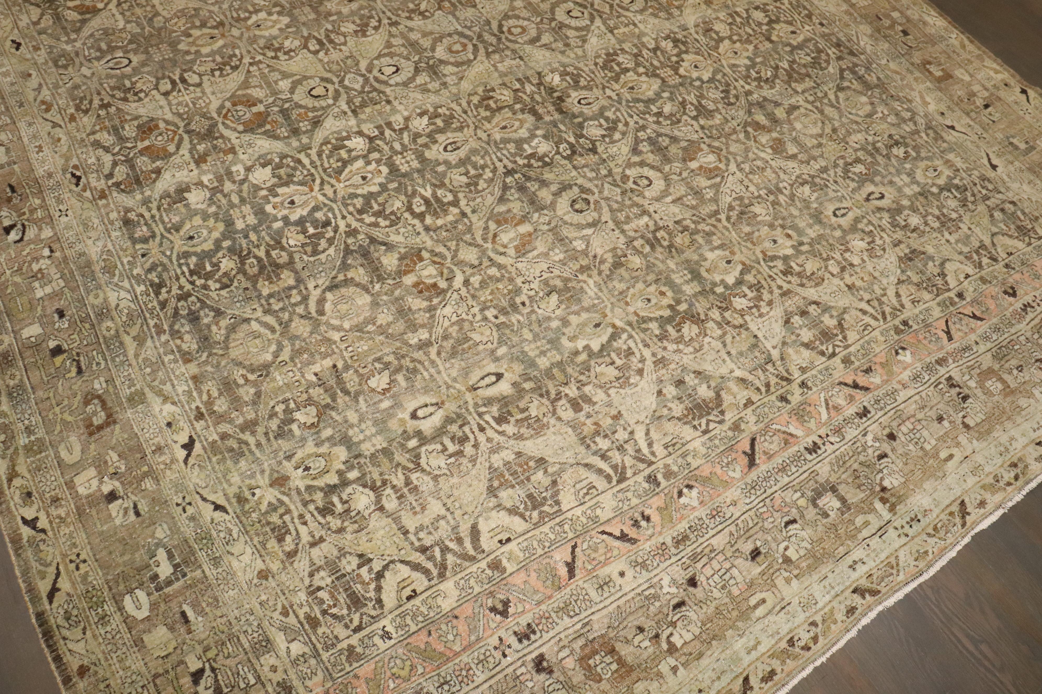 Laine Tapis persan Bidjar ancien de la collection Zabihi en vente