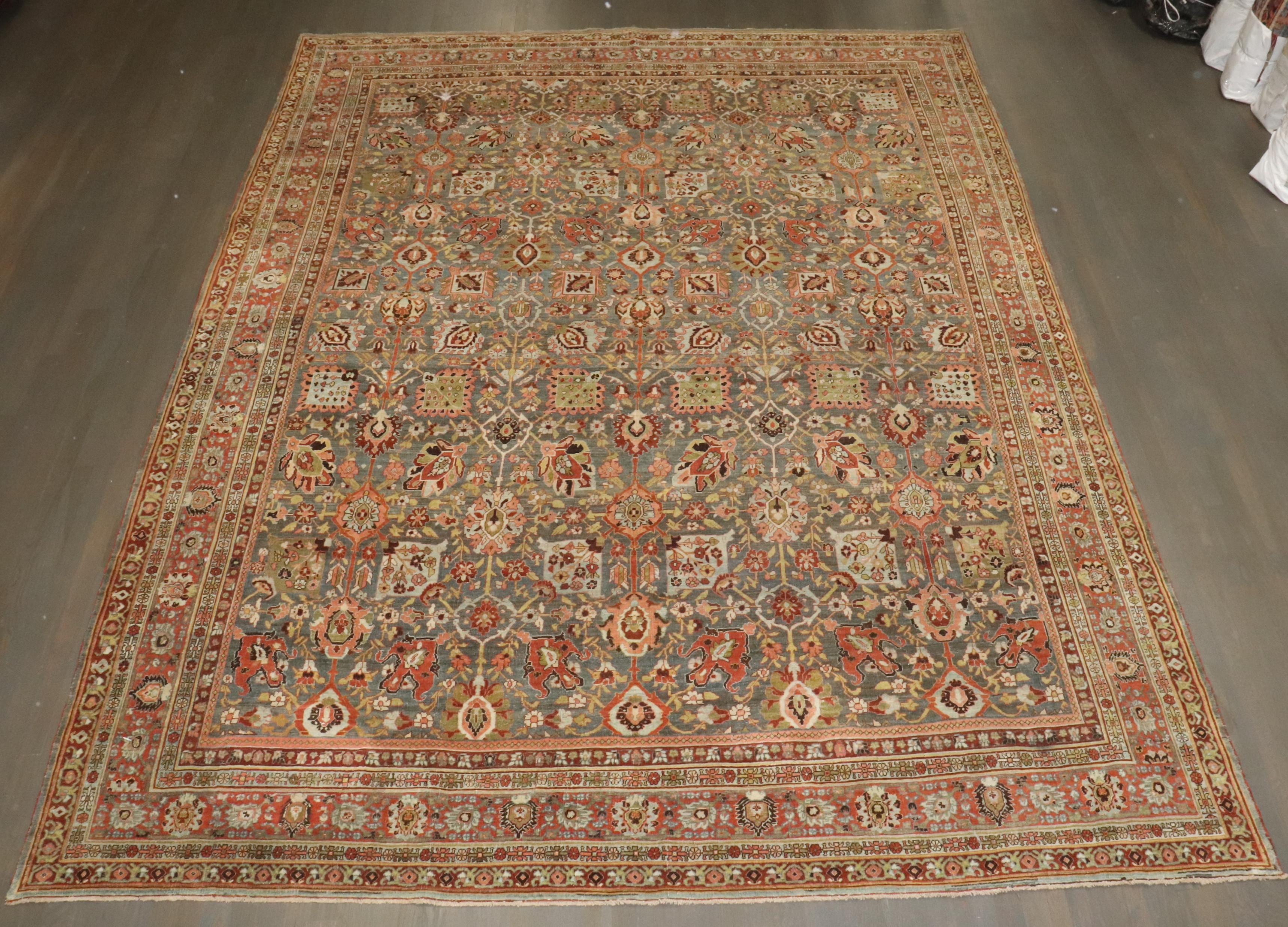 Zabihi Collection Antique Persian Bidjar Carpet en vente 1