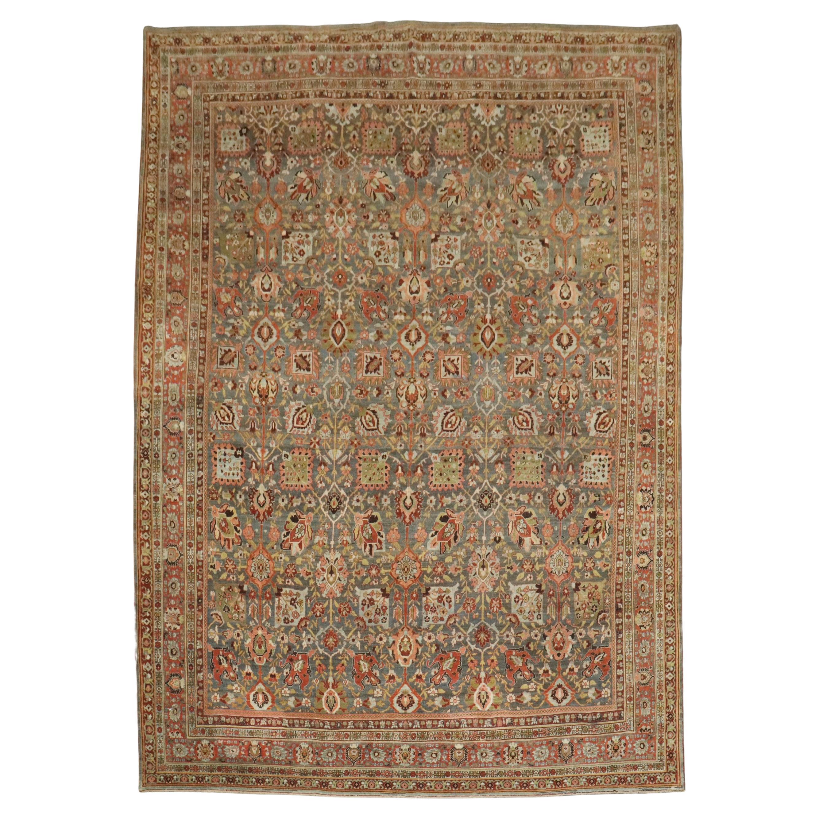 Zabihi Collection Antique Persian Bidjar Carpet