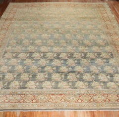 Zabihi Collection Antique Persian Bidjar Floral Rug